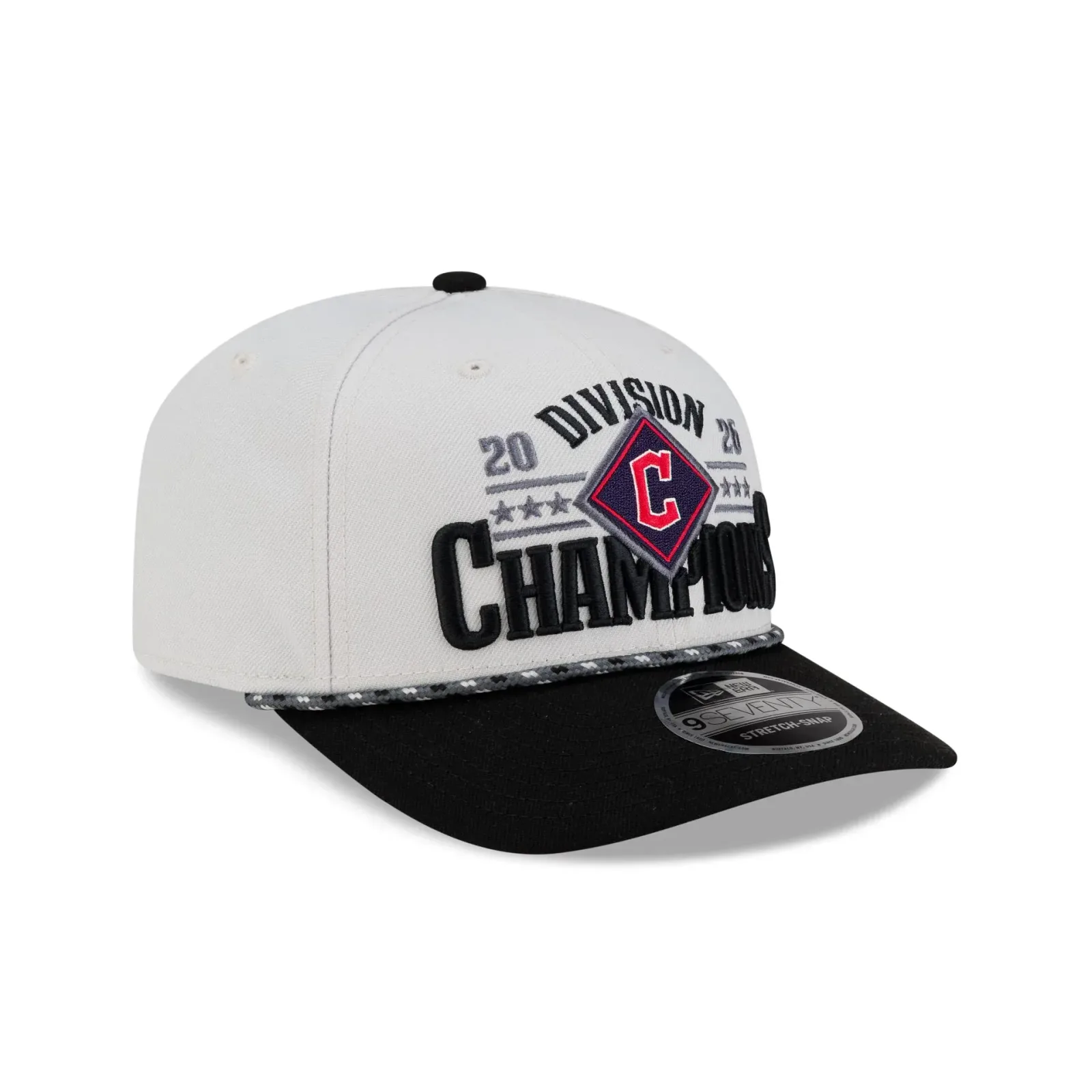 Cleveland Guardians 2026 Regular Season Division Champions Locker Room 9SEVENTY Stretch-Snap Hat