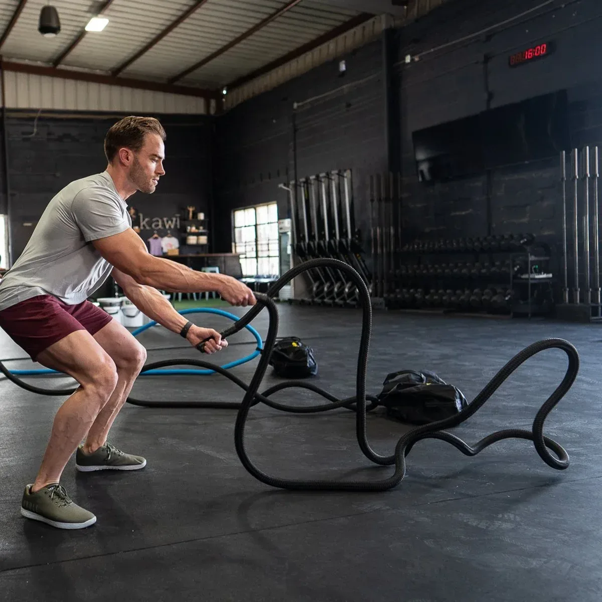 Hyper Rope® Anchor-Optional Weighted Battle Rope