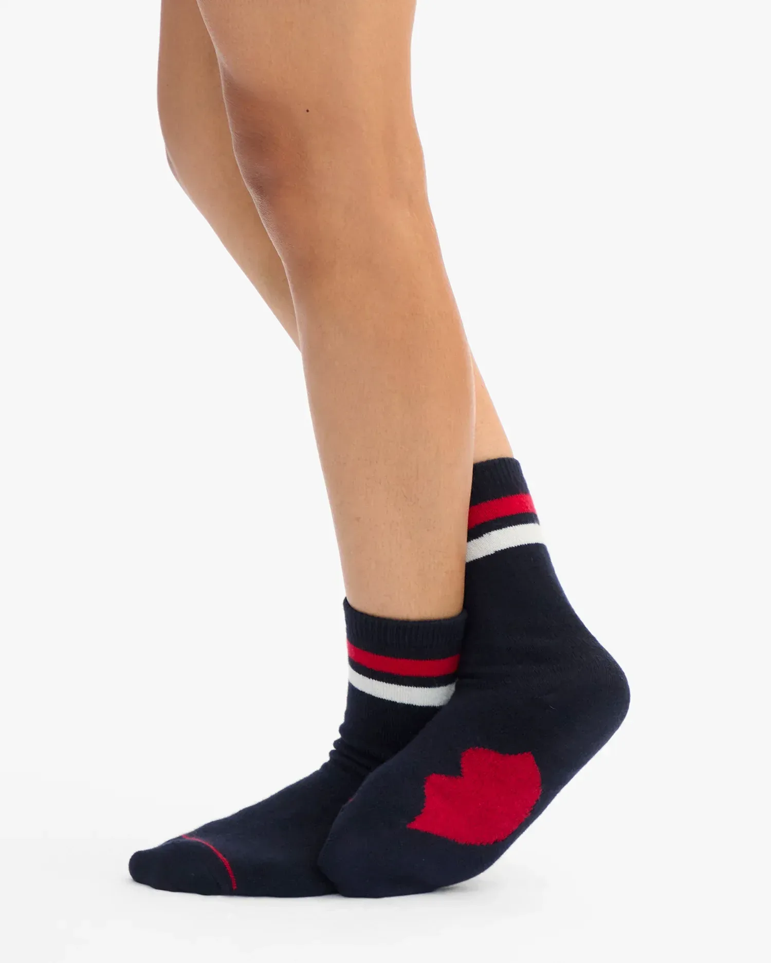 Varsity Cashmere Crew Socks
