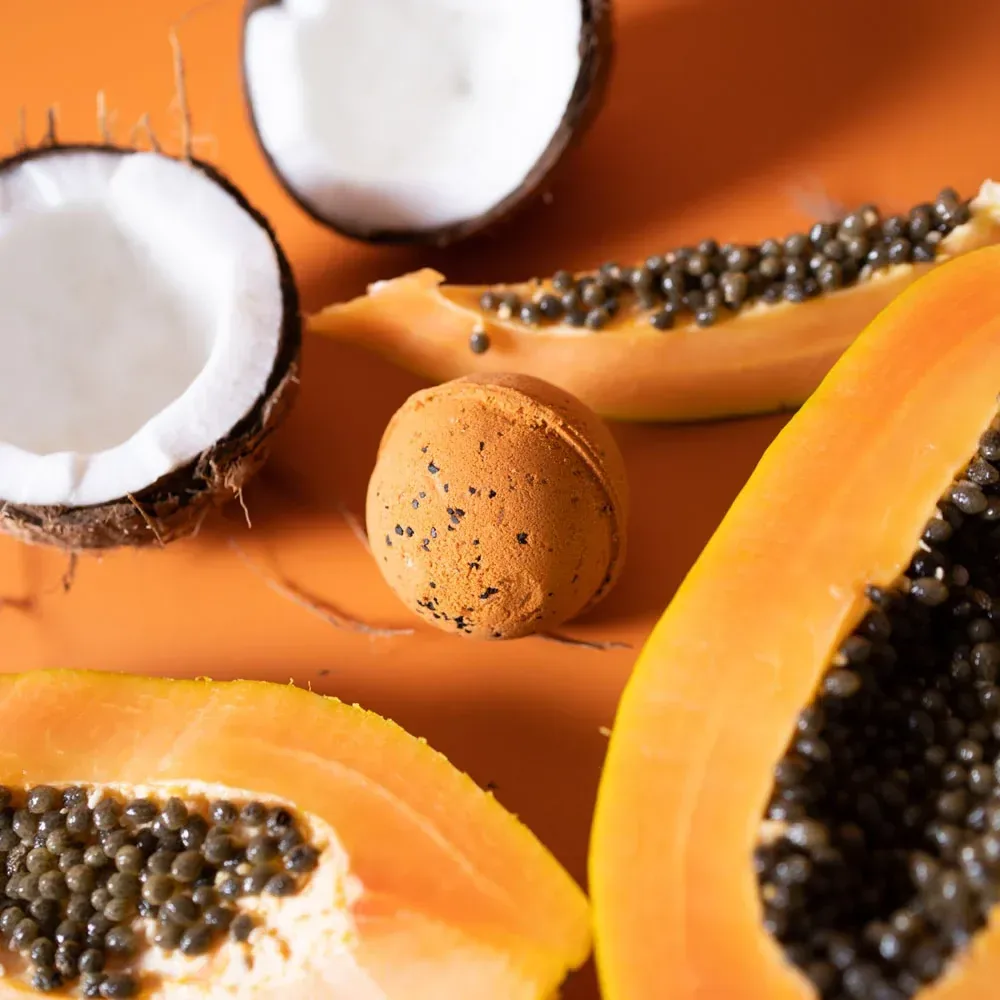 Coconut Papaya Bath Bomb