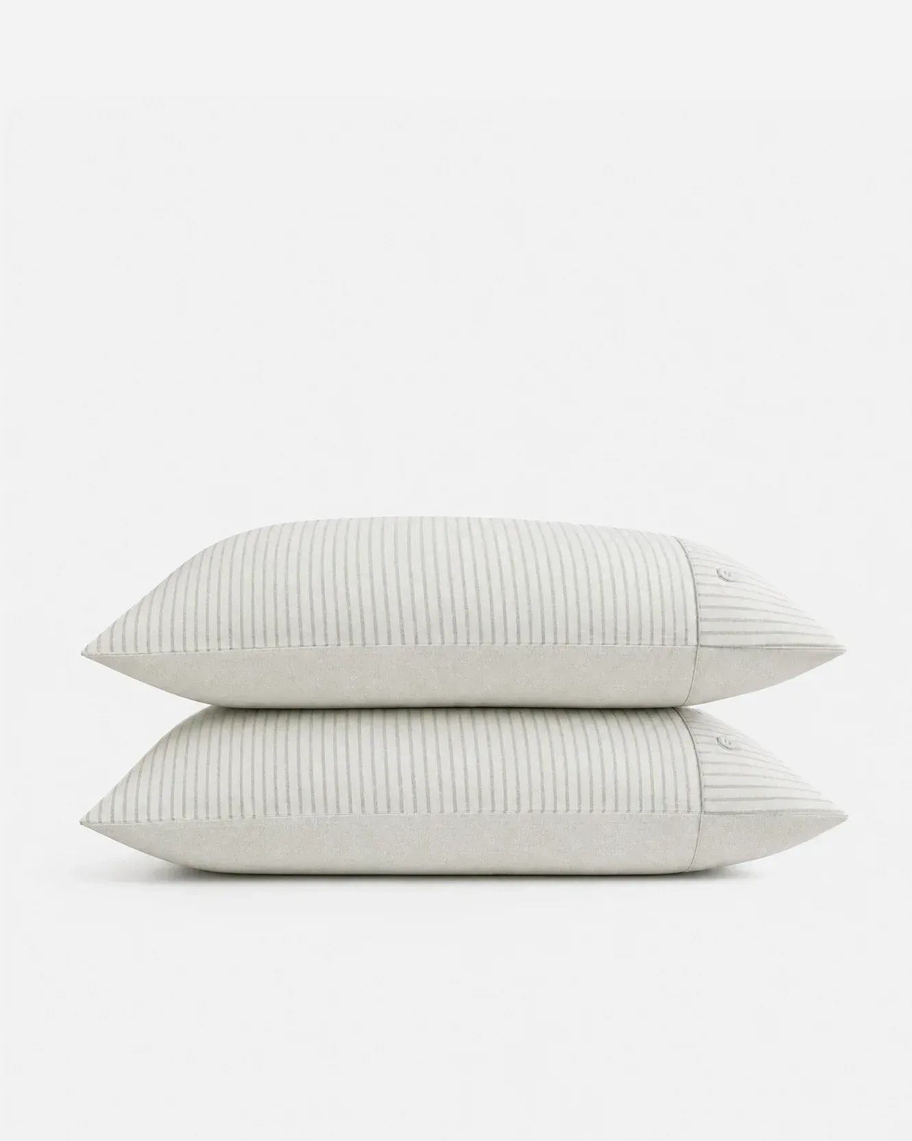 Salvia Reversible Cotton Mist Fitted Sheet Set