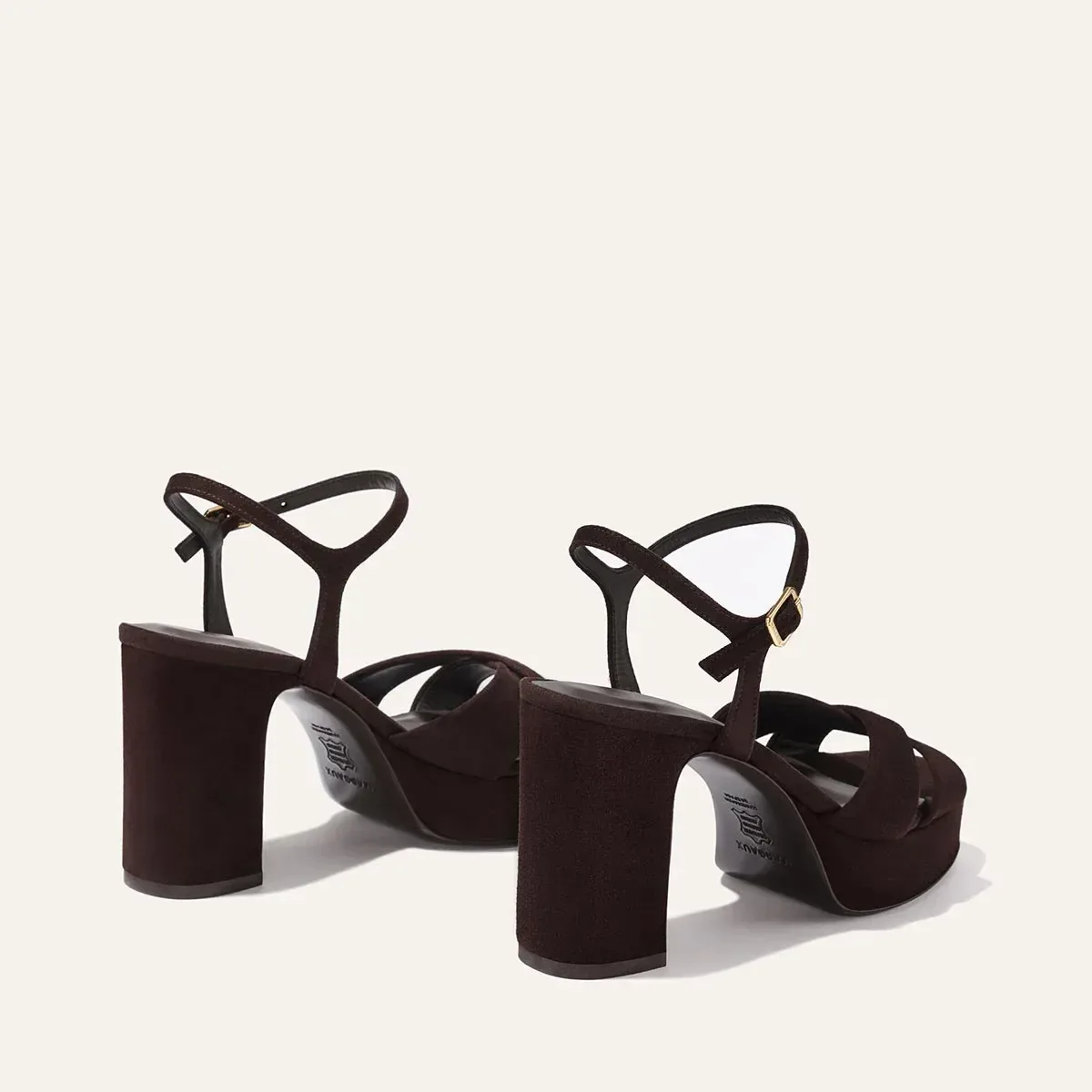 The Paloma Platform – Espresso Suede