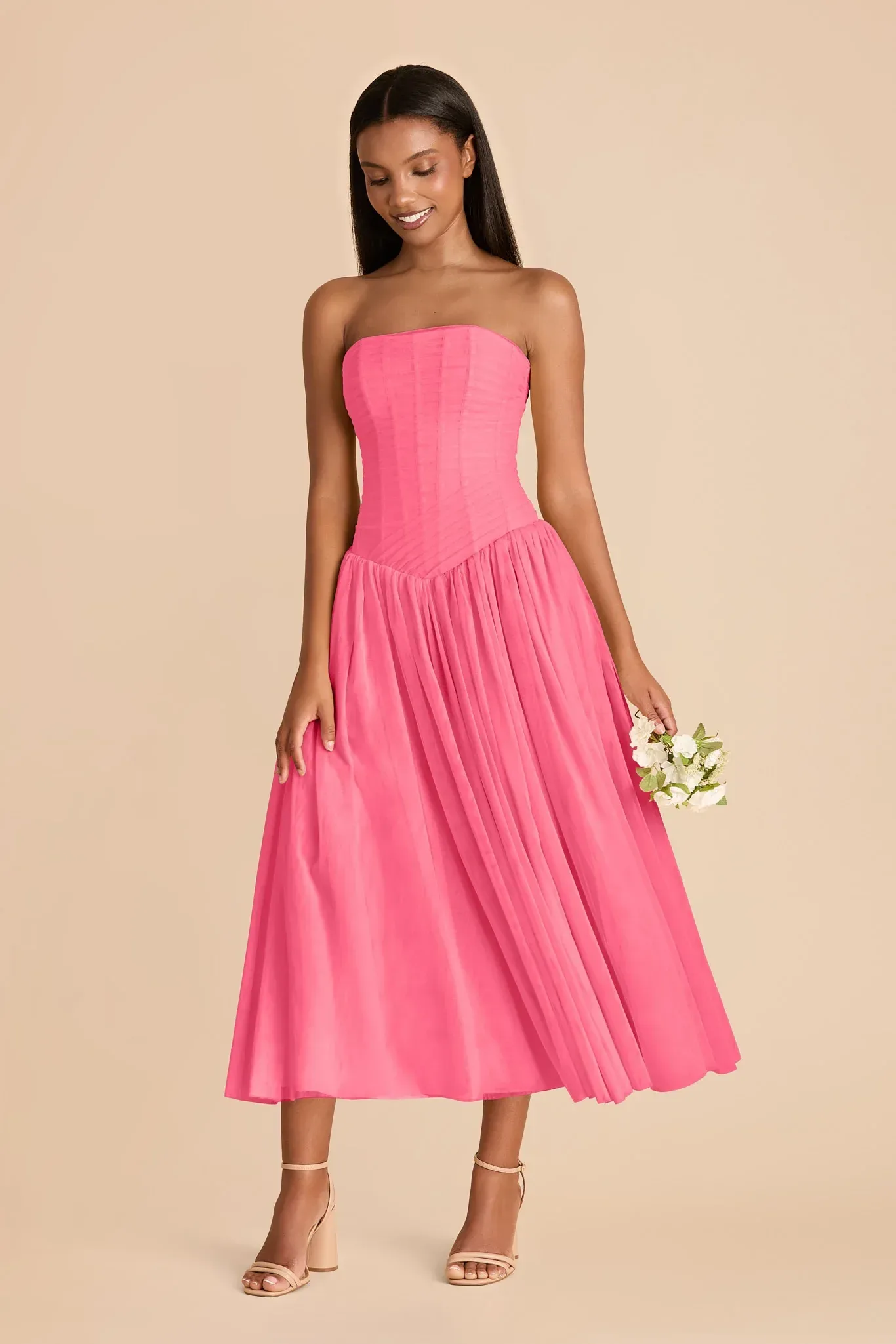 Adeline Tulle Dress – Bon Bon Pink