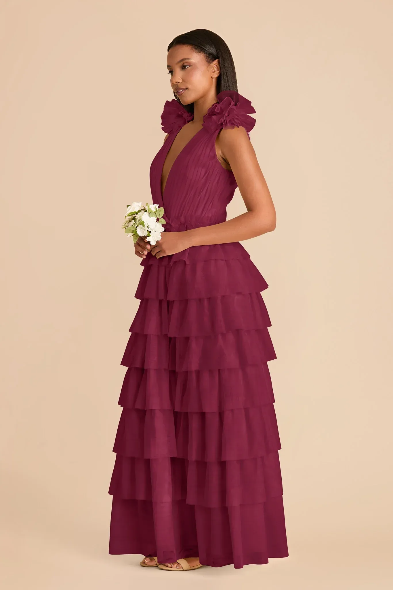 Arwen Tulle Dress – Berry