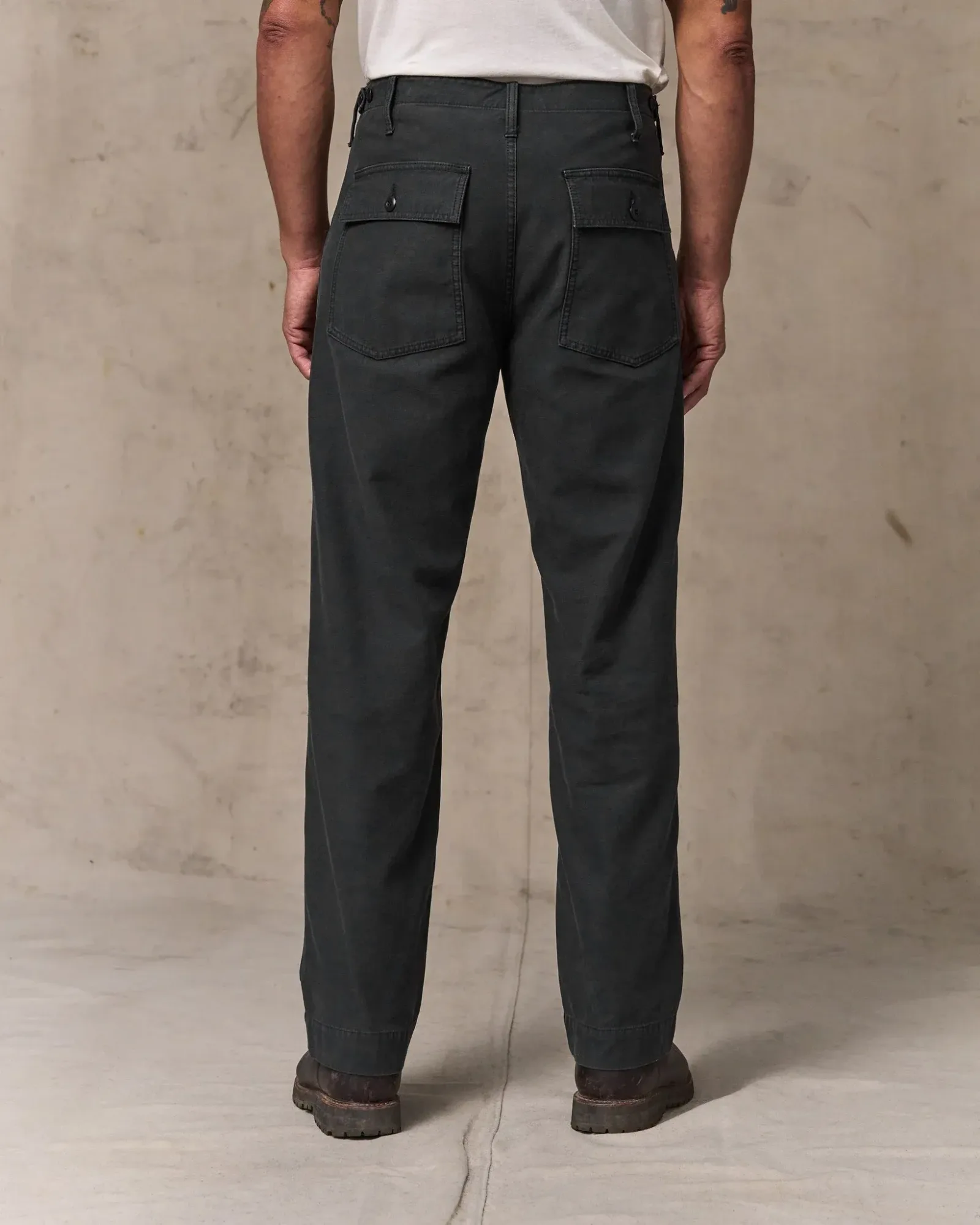 Field Supply Pants – Washed Faded Black