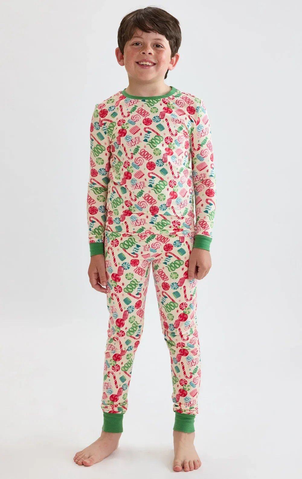 Ribbon Candy Unisex Kids Pajamas