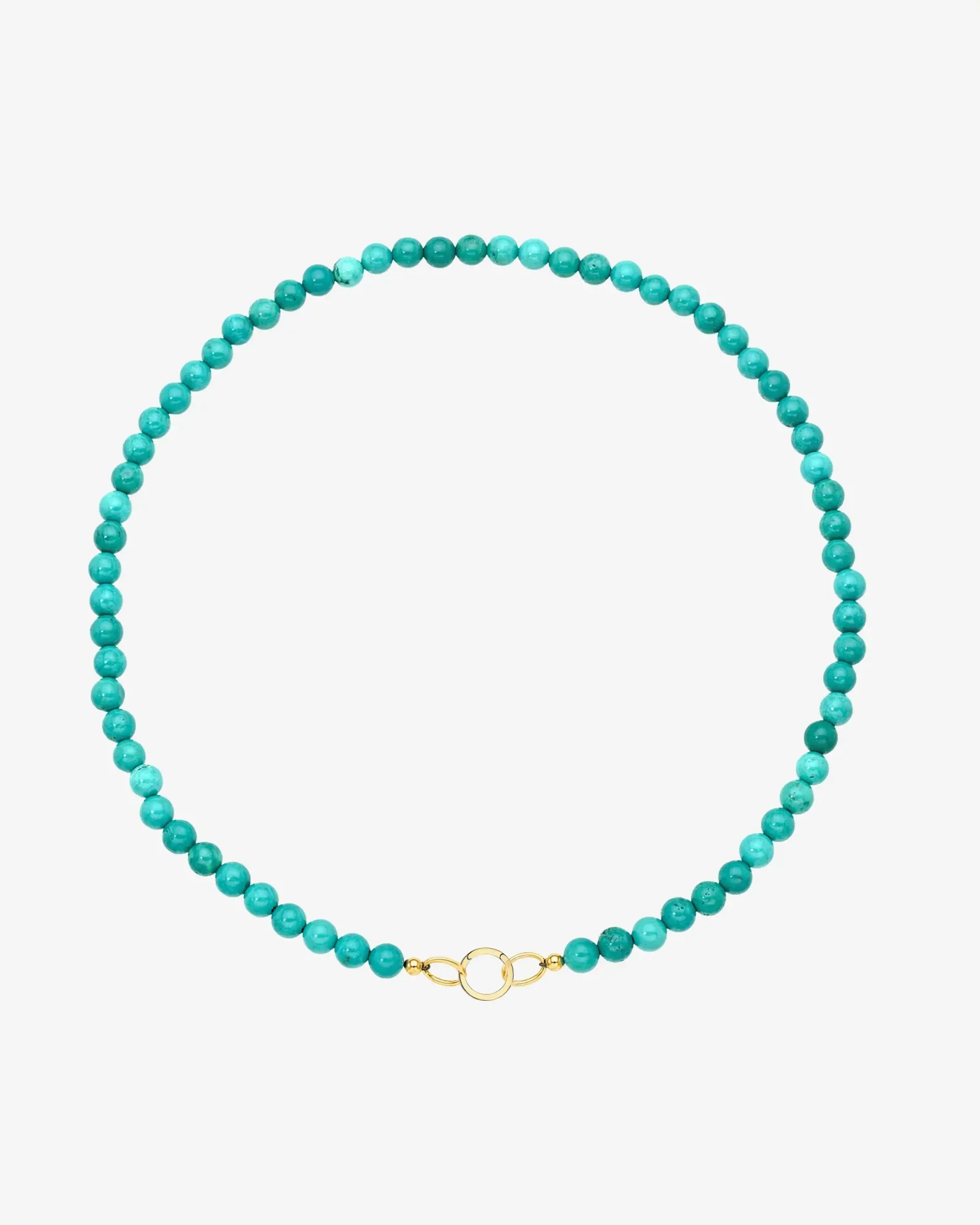 14K Large Natural Beaded Necklace