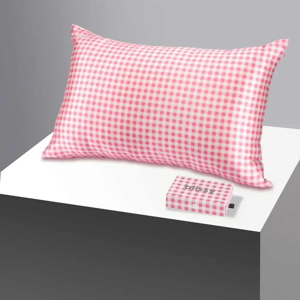 Pillowcase – Rose Gingham – Queen