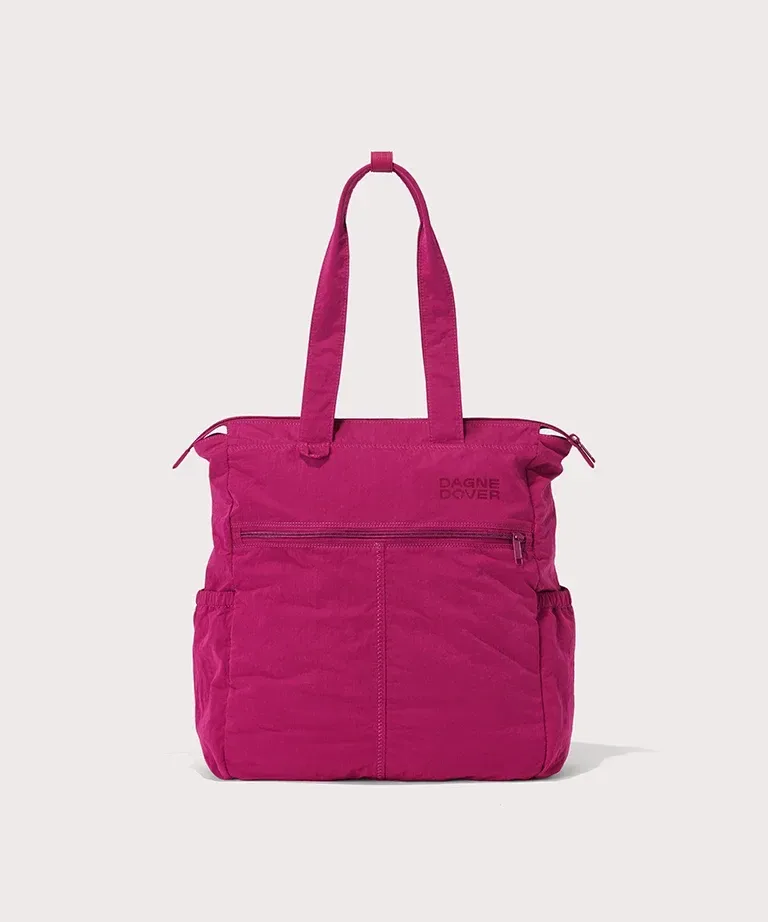 Super Soft Convertible Backpack in Fuchsia