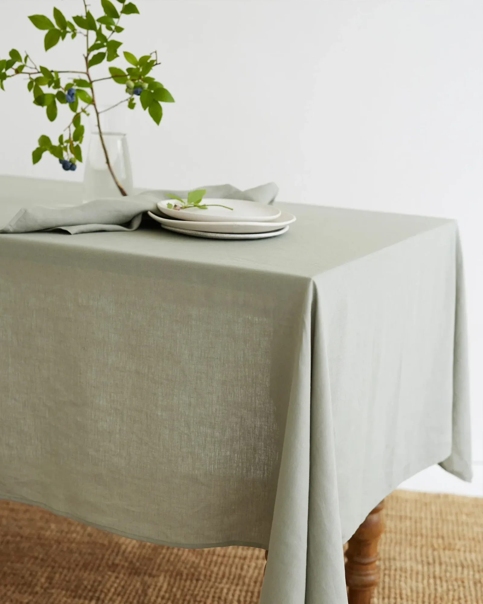 Calm Sage Linen tablecloth