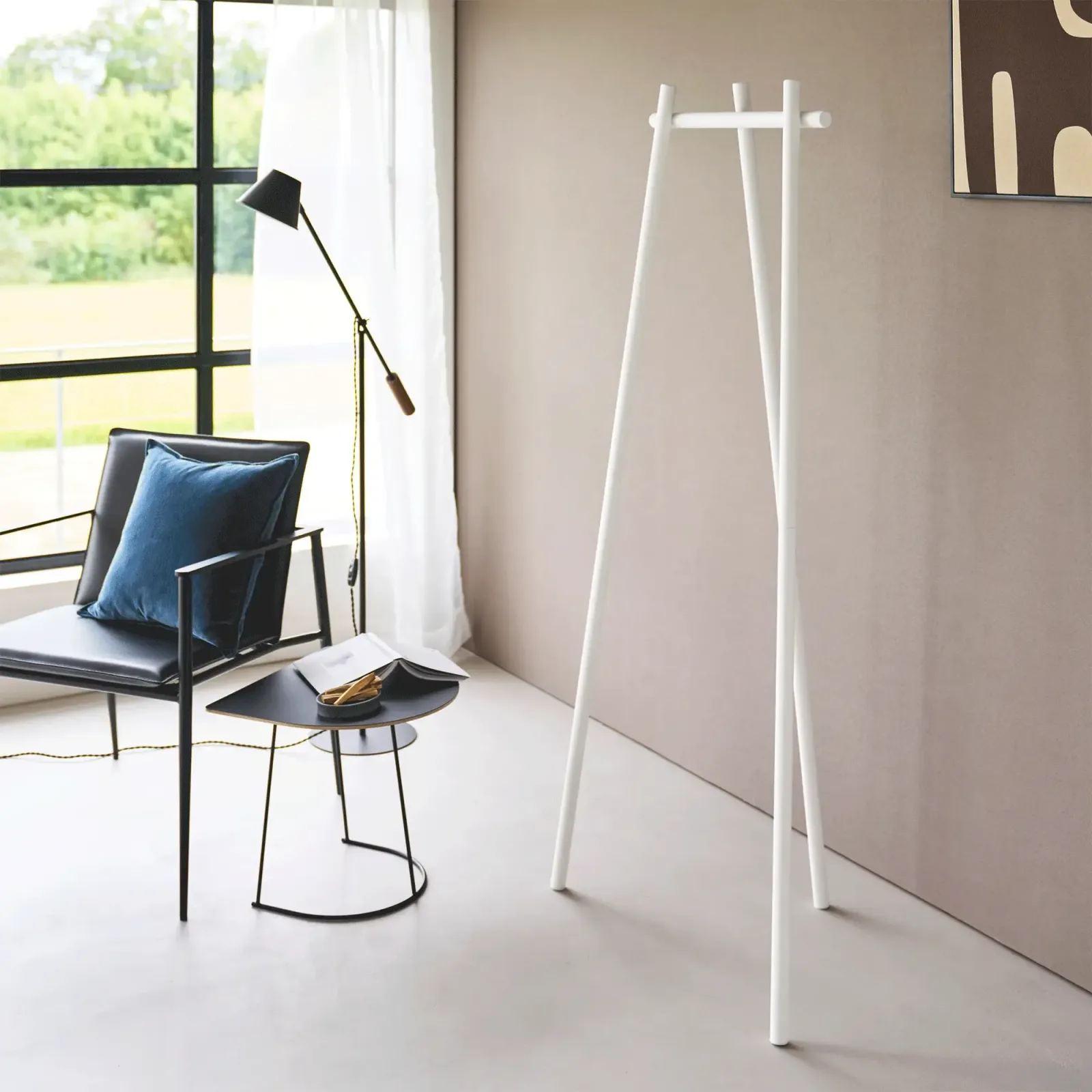 Tri-Post Coat Rack (60" H) – Steel