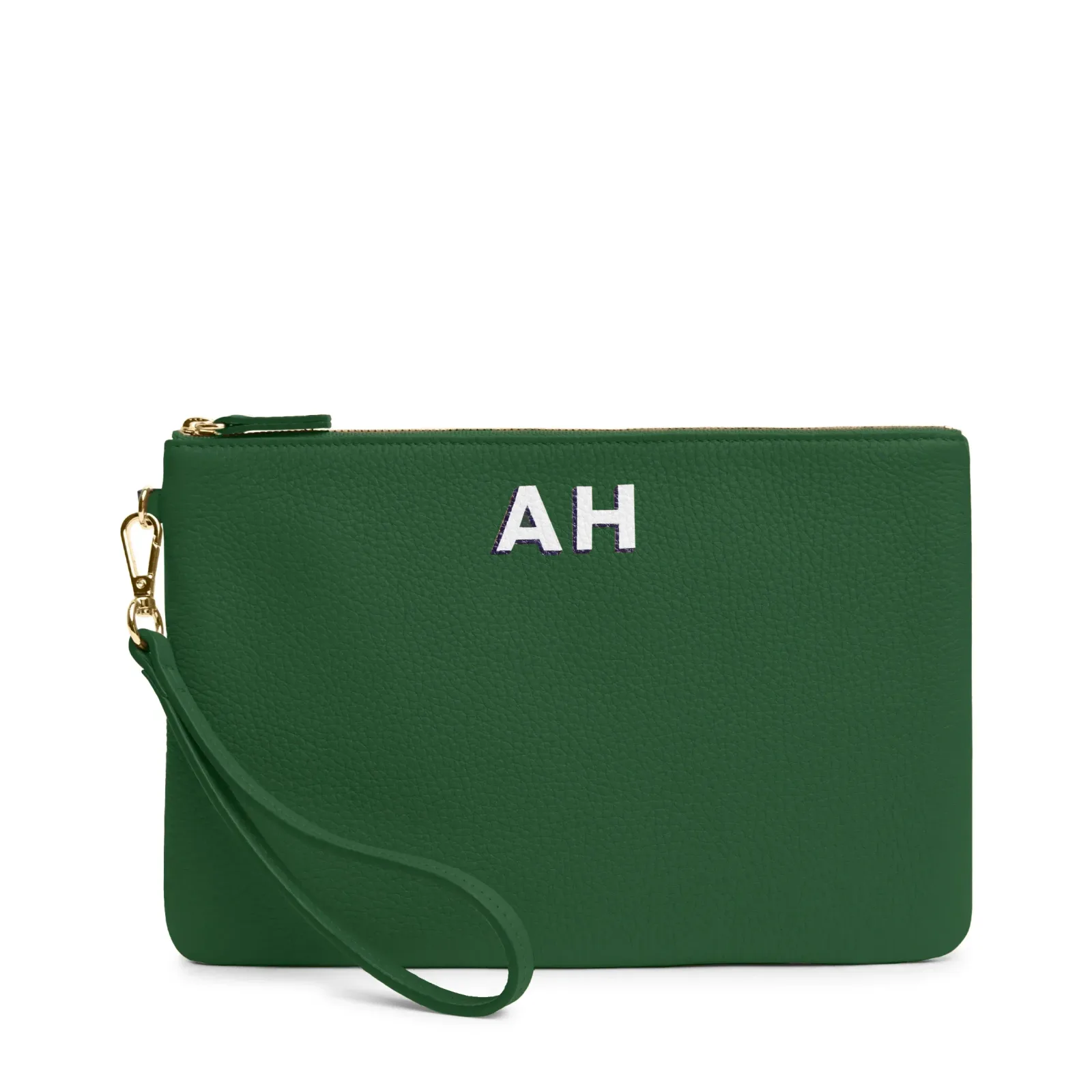 Medium Wristlet Pouch Fairway Green