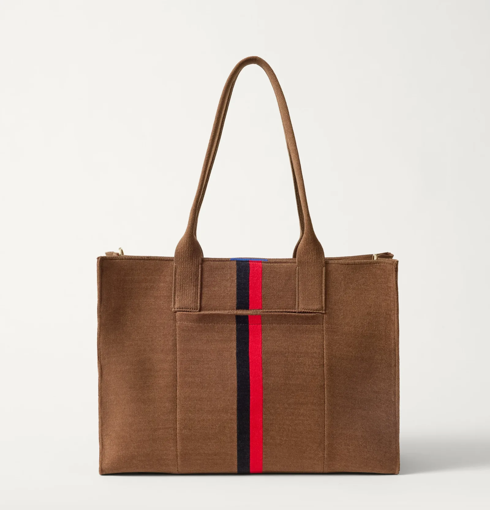The Classic Tote – ReVelvet™ Cinnamon Stripe