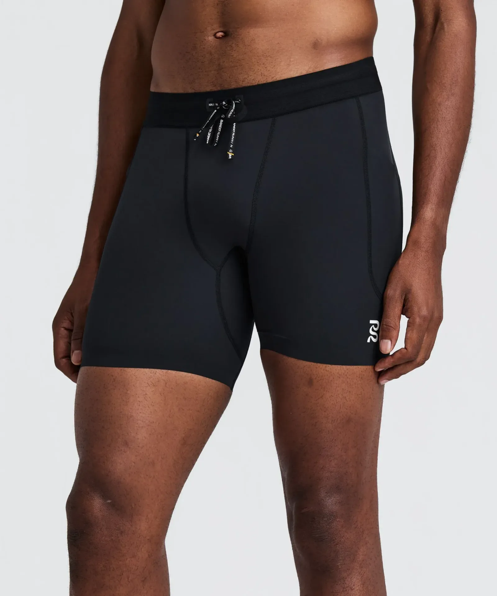 Men's SoLite™ Quarter Tights – Black