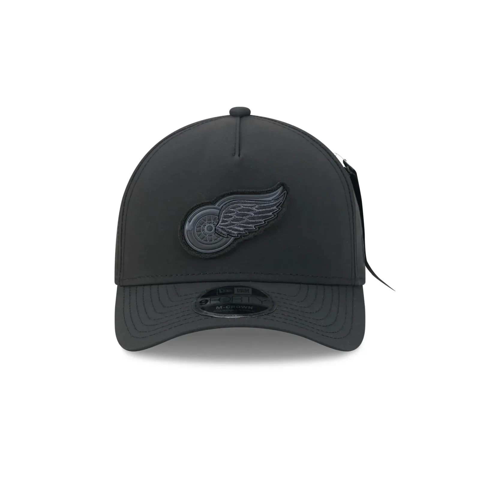 Alpha Industries x Detroit Red Wings Nylon Black 9FORTY M-Crown A-Frame Snapback Hat