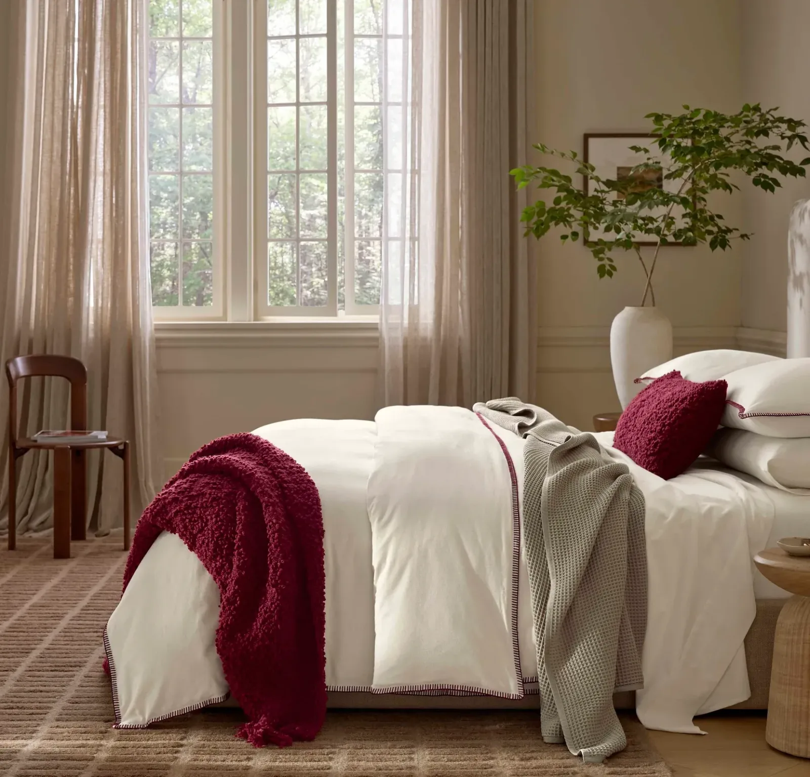 Cozy Bouclé Throw Blanket – Holly