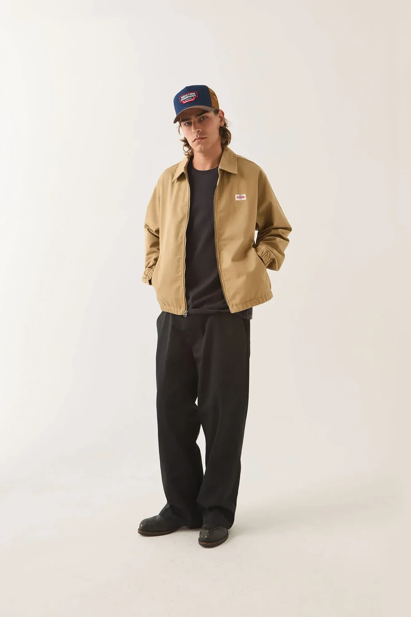 Trademark Lightweight Garage Zip Jacket – British Khaki