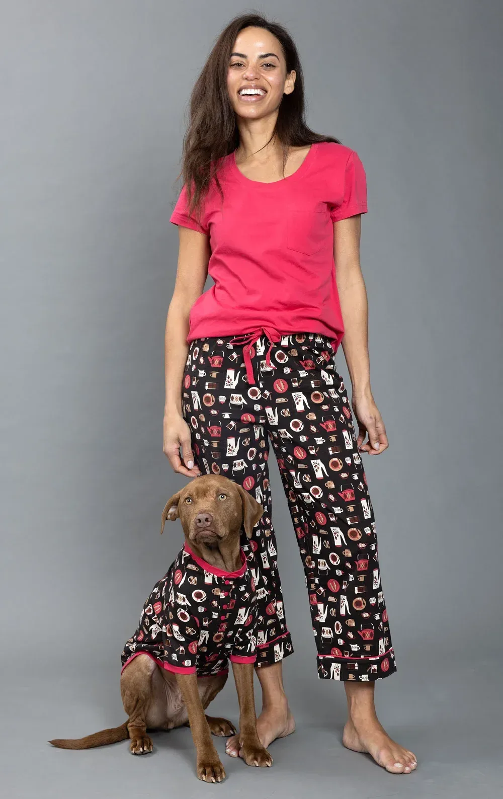Coffee Lovers Matching Pet & Owner Pajamas