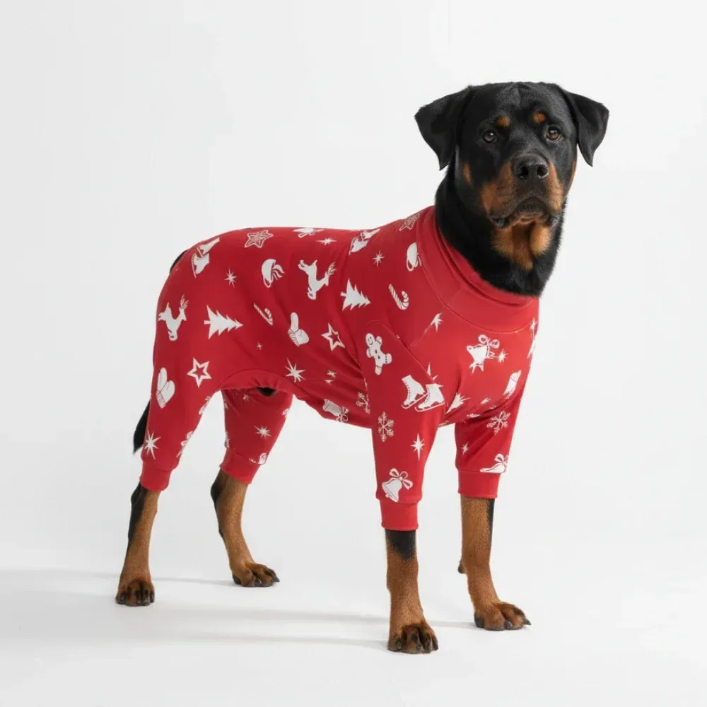Dog Christmas Pajama – Red Cheer