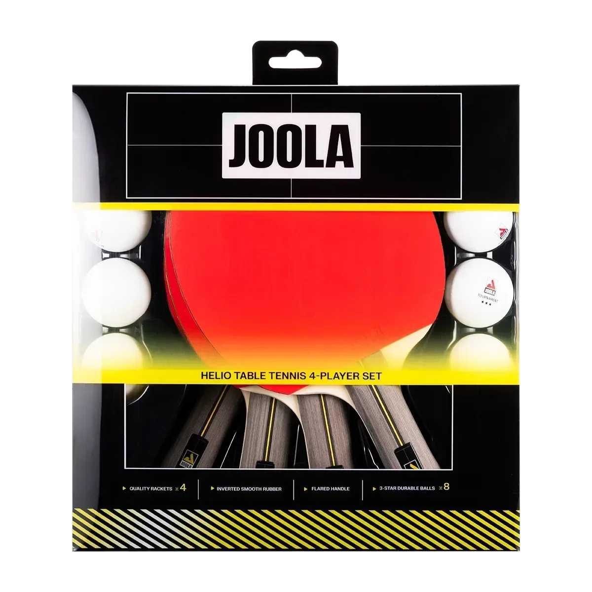 JOOLA Helio 4-Player Table Tennis Set