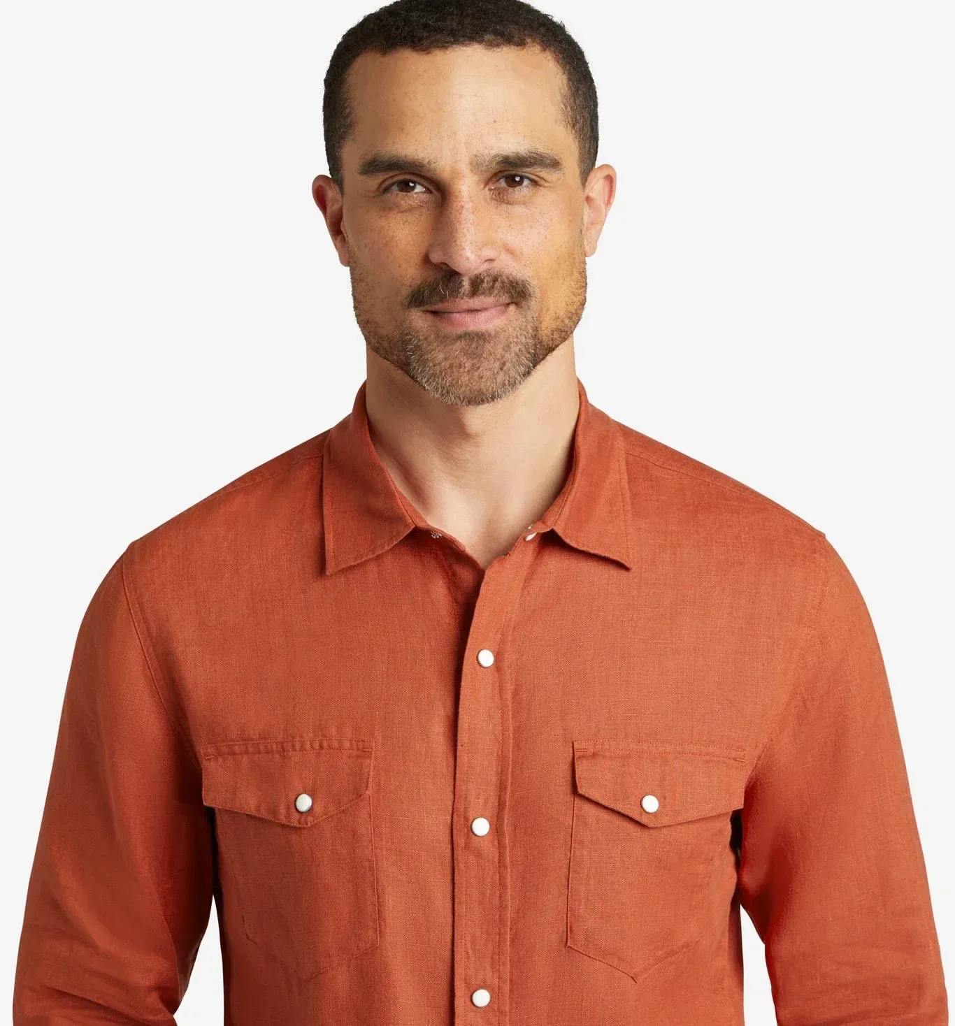 4Corner Linen Snap Shirt
