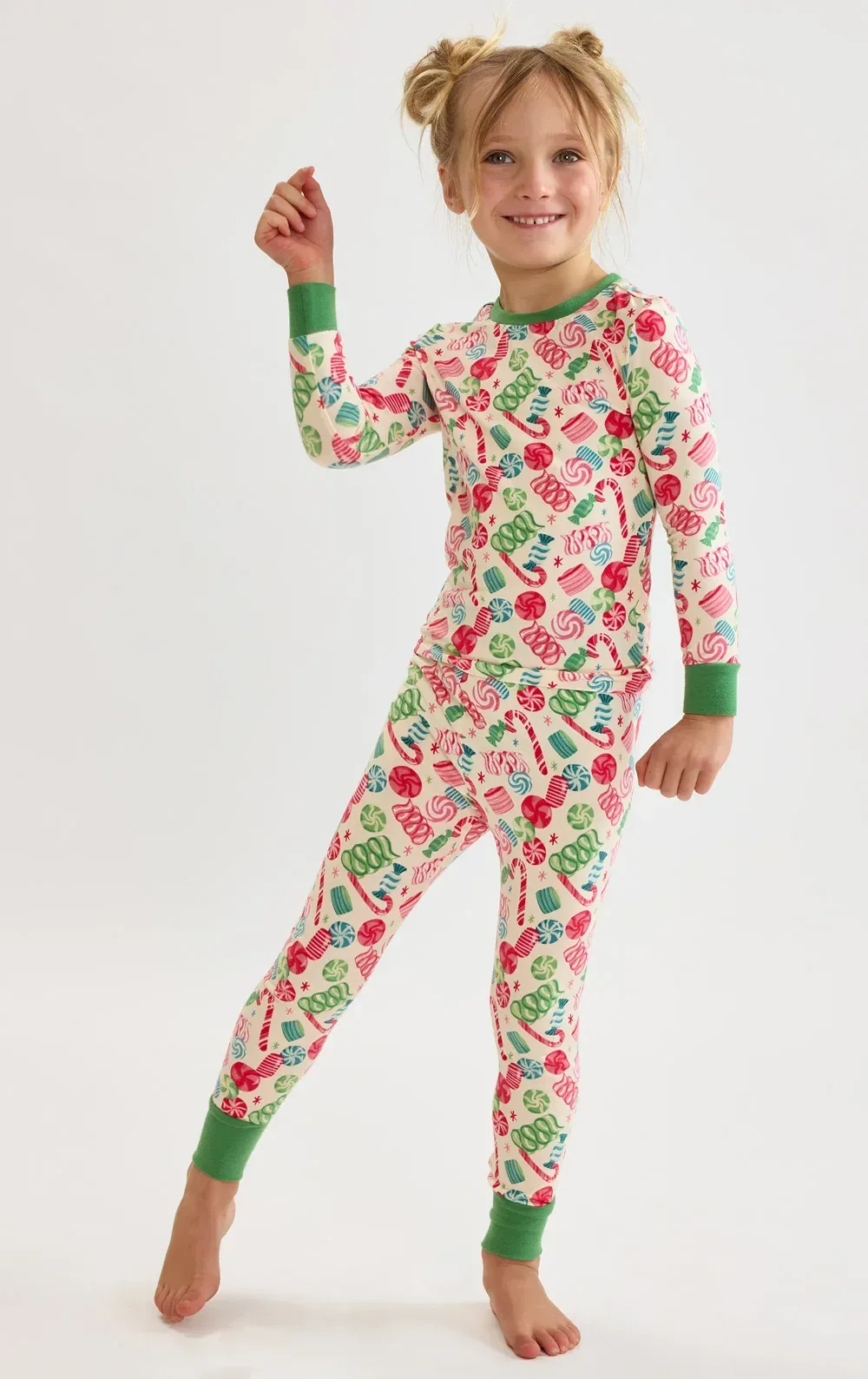 Ribbon Candy Unisex Kids Pajamas