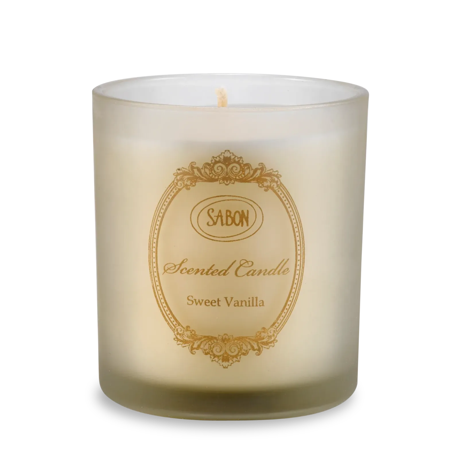 Glass Candle Sweet Vanilla