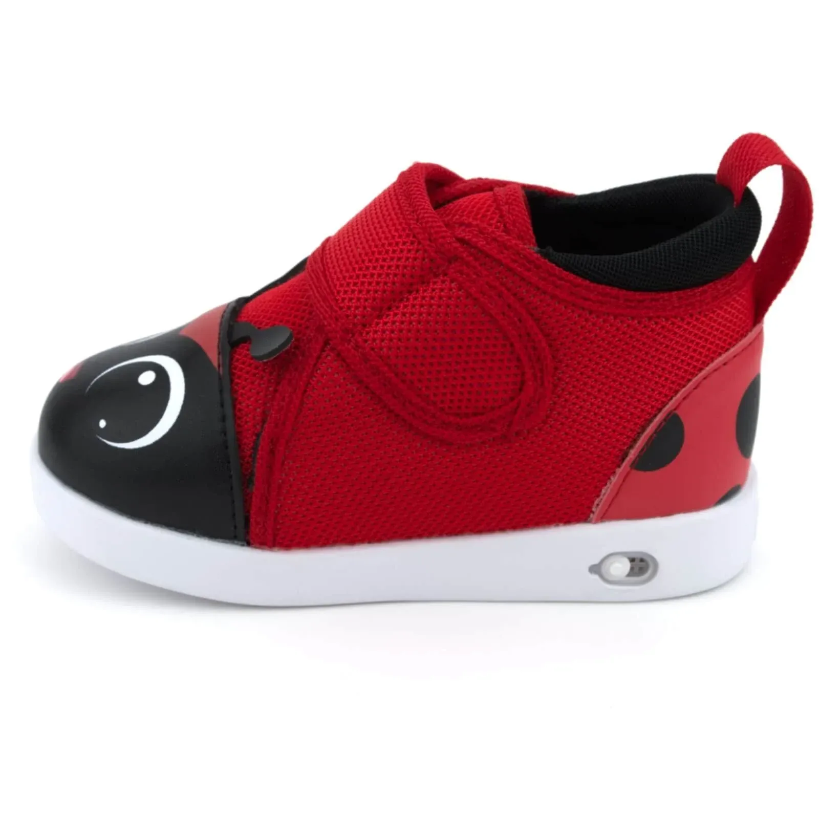 Ladybug Squeaky Toddler Shoes for Girls and Boys V2 – Red