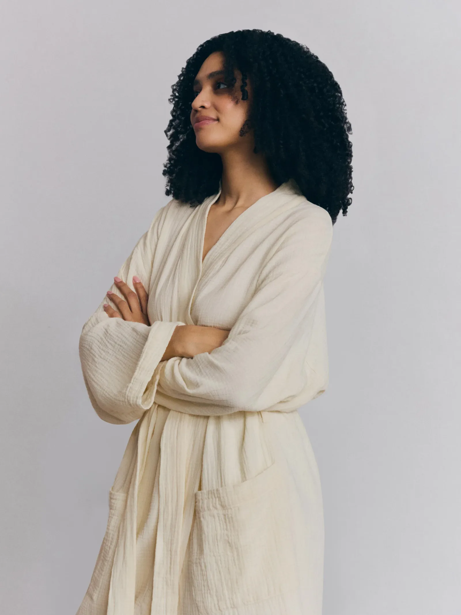 Pearl Cotton Gauze Robe