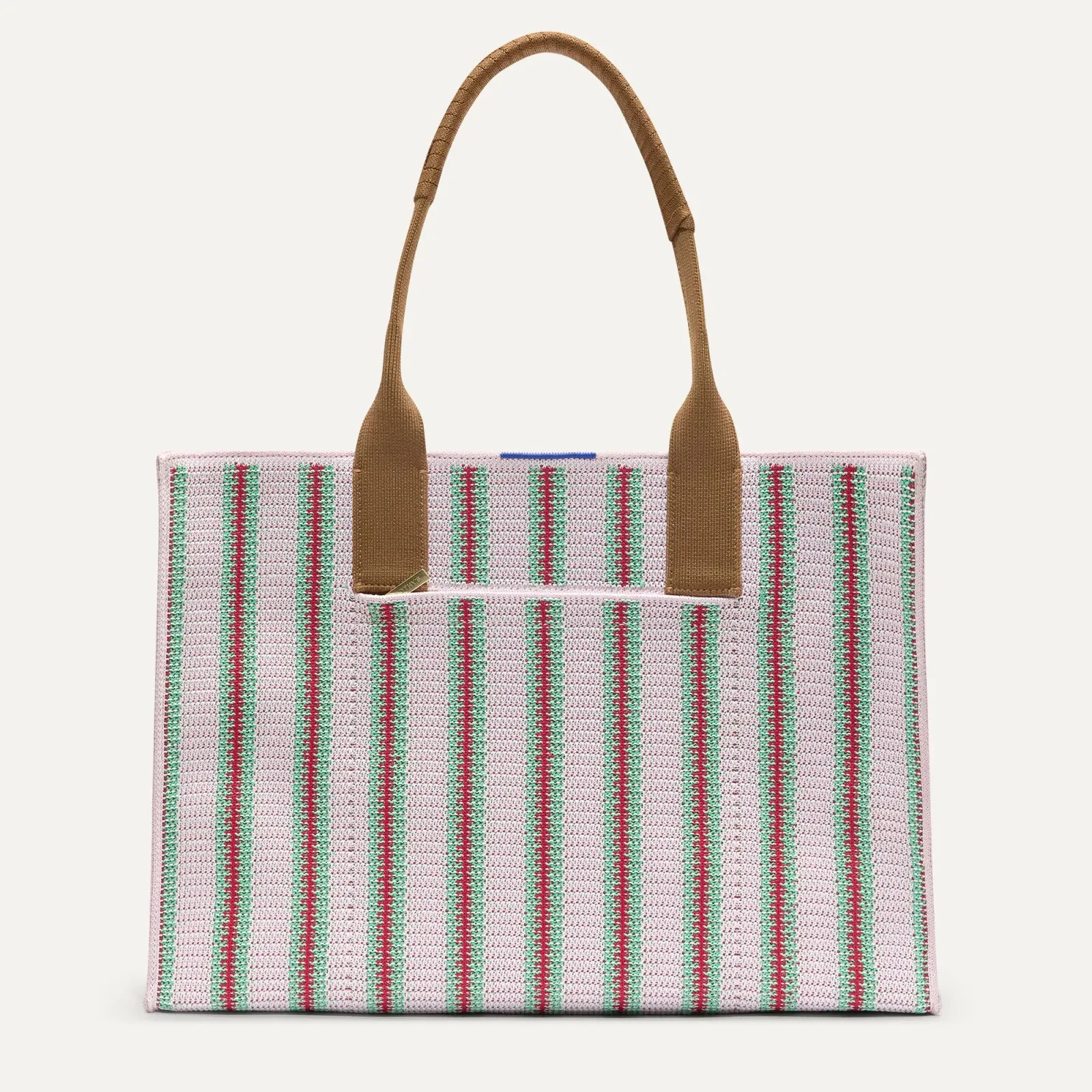 The Classic Tote – Watermelon Market Stripe