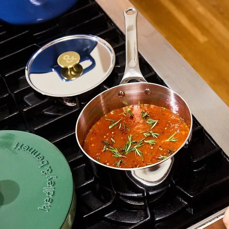 5-Ply Stainless Steel Sauce Pan + Lid 2.5qt