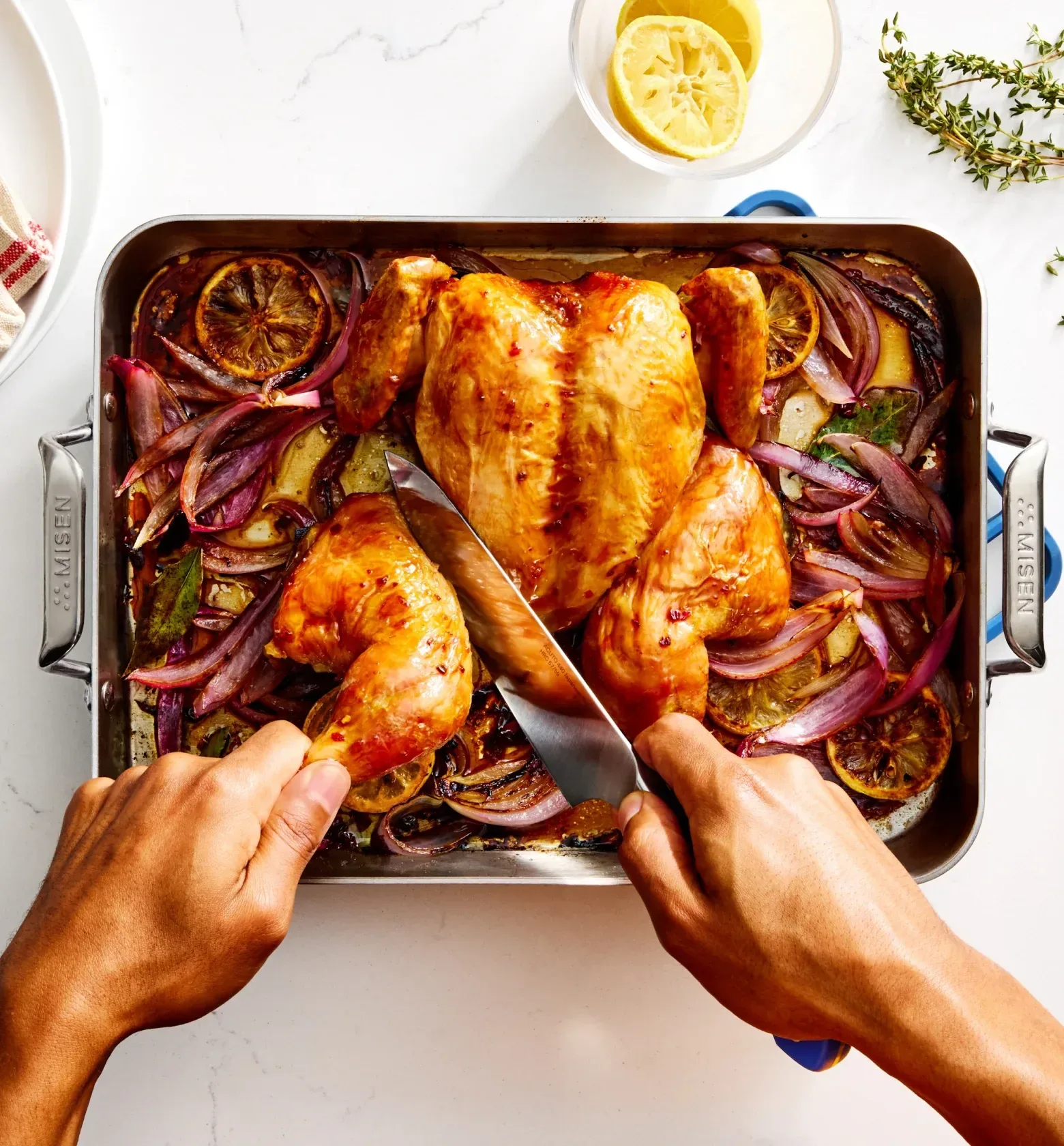 Stainless Steel Roasting Pan Set
