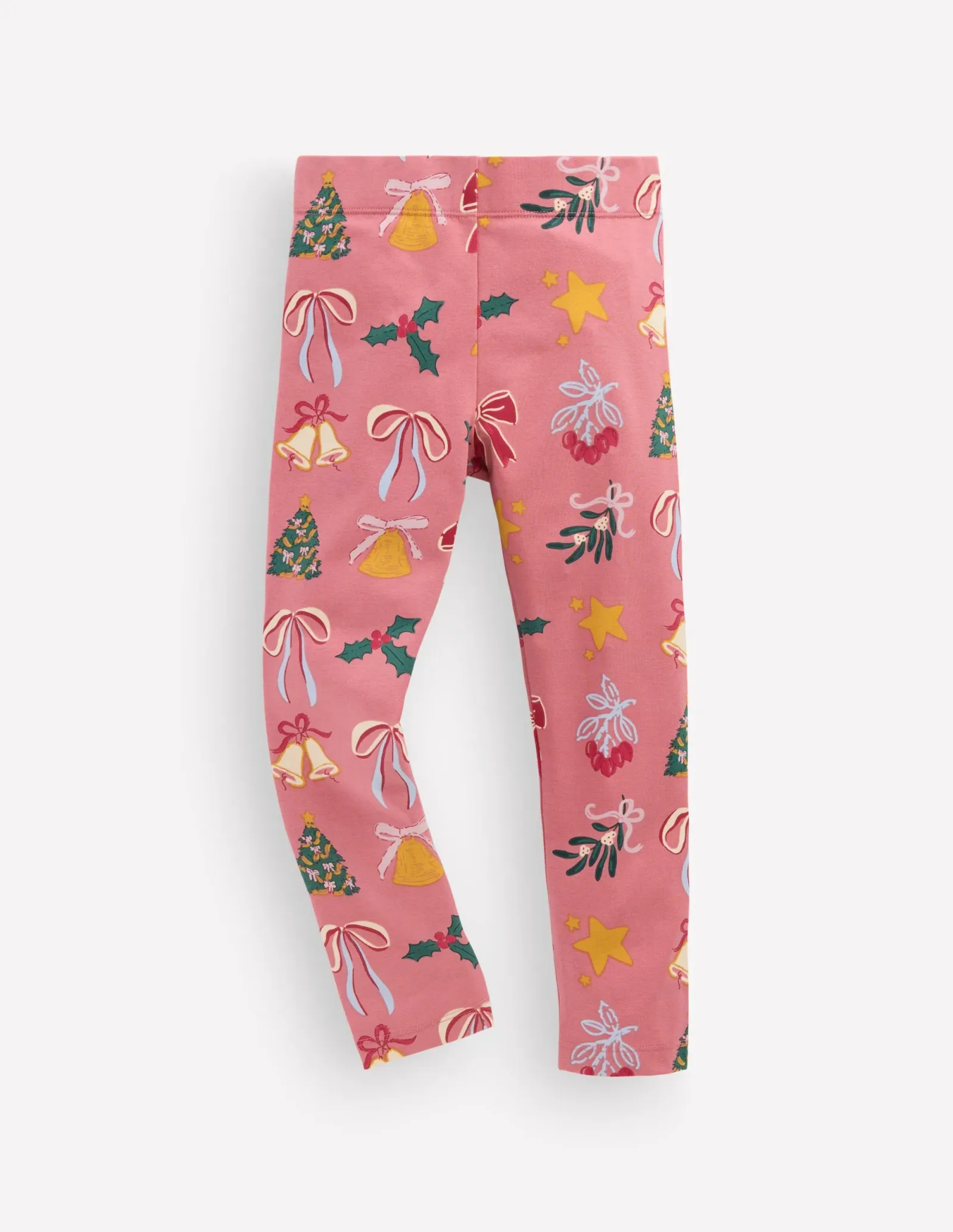 Fun Leggings-Pink Festive