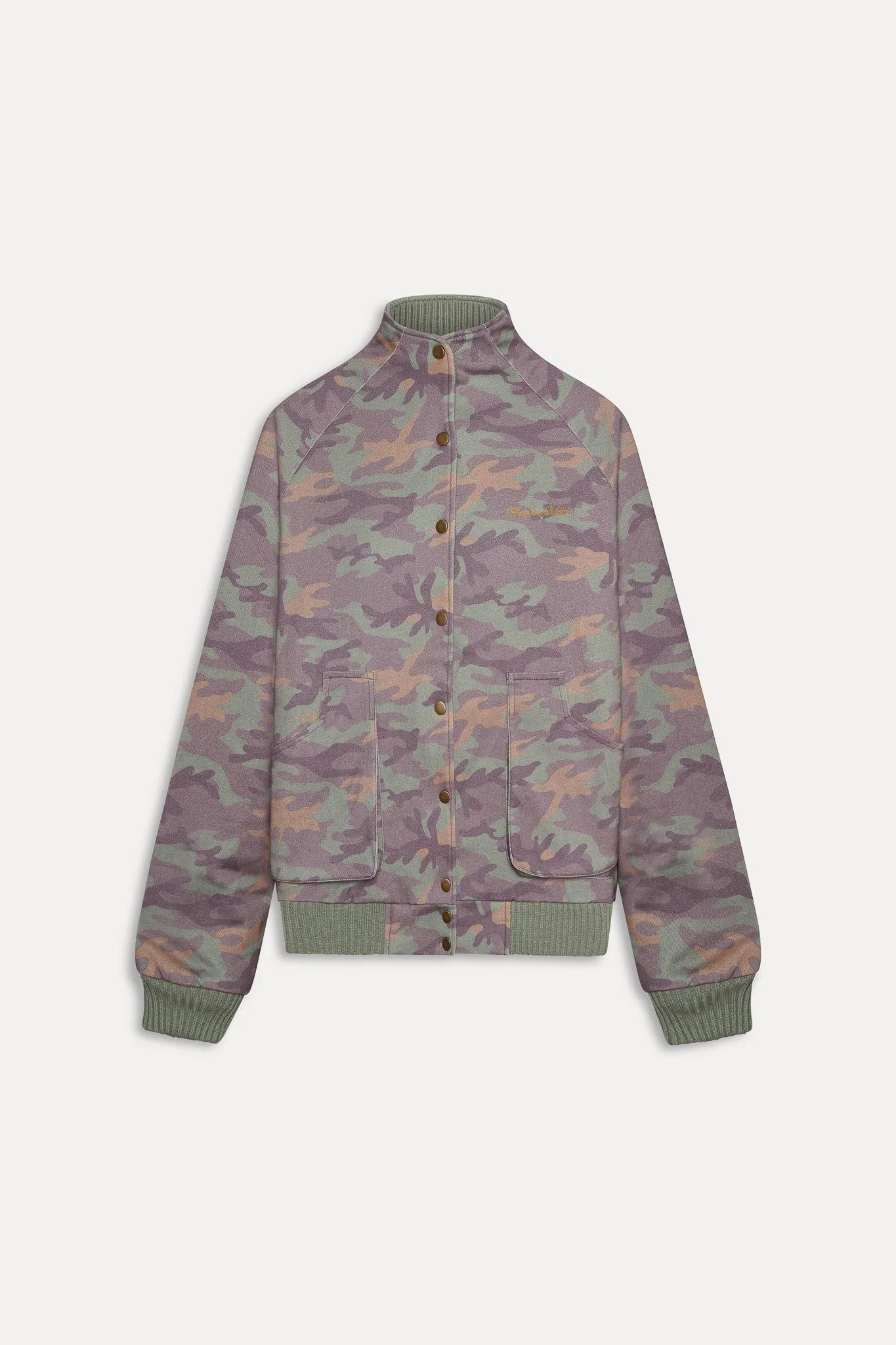 Parker Oversized Bomber Jacket – Classic Camo