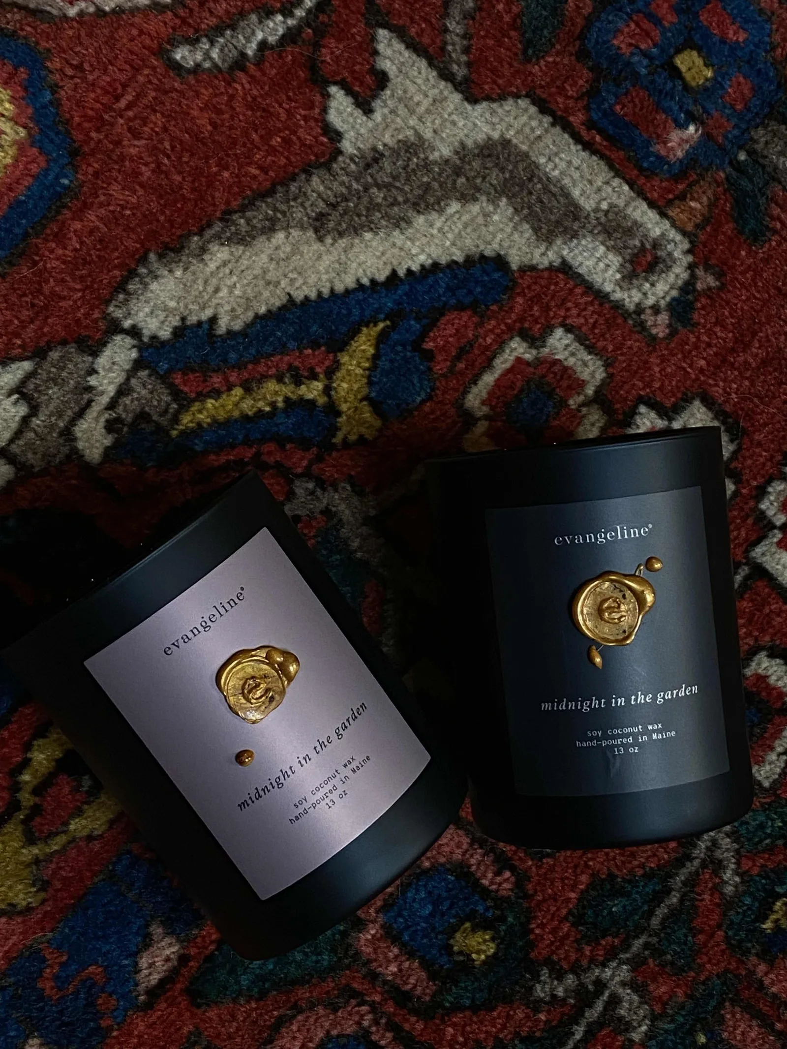 Evangeline Candle ~ midnight in the garden