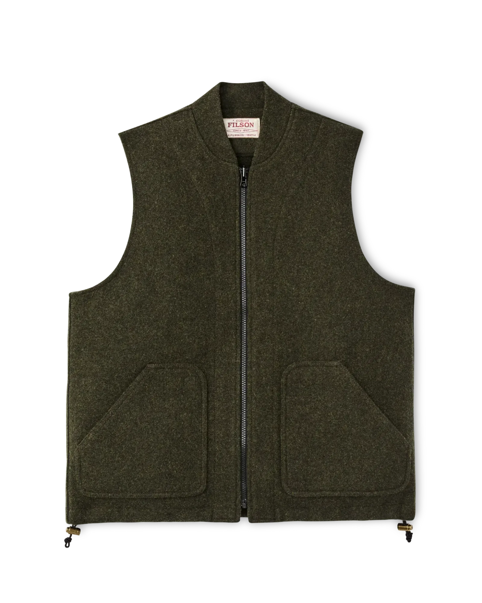 Wool Vest Liner – Forest Green