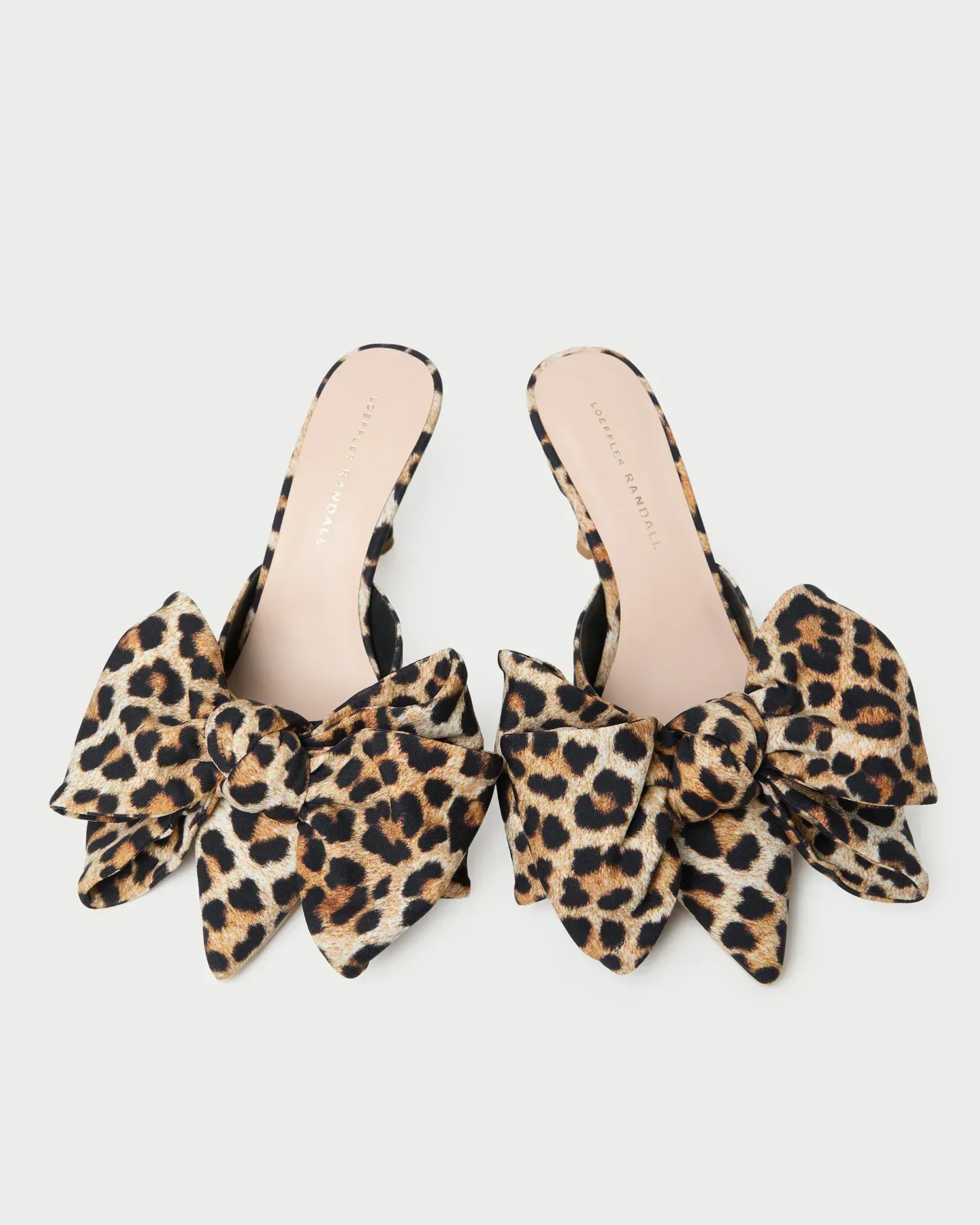 Margot Leopard Jersey Bow Mule