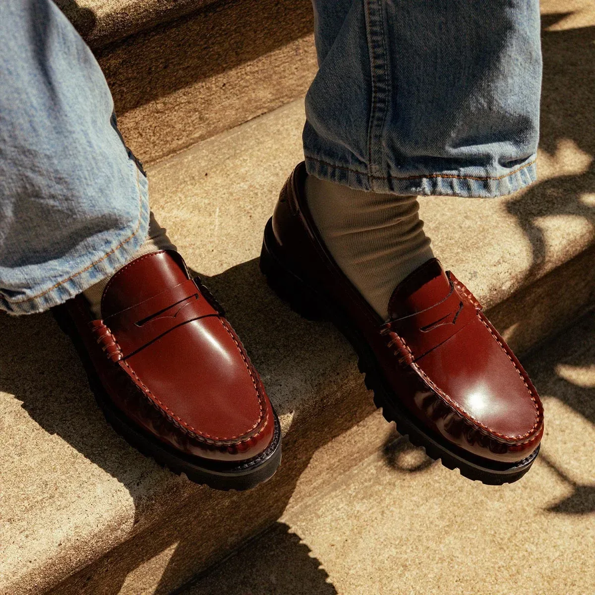 The Louisa Loafer – Hickory Calf