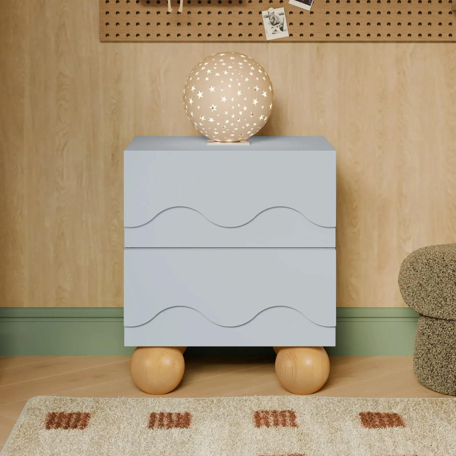 Lido Wave Assembled Nightstand – Retail Exclusive