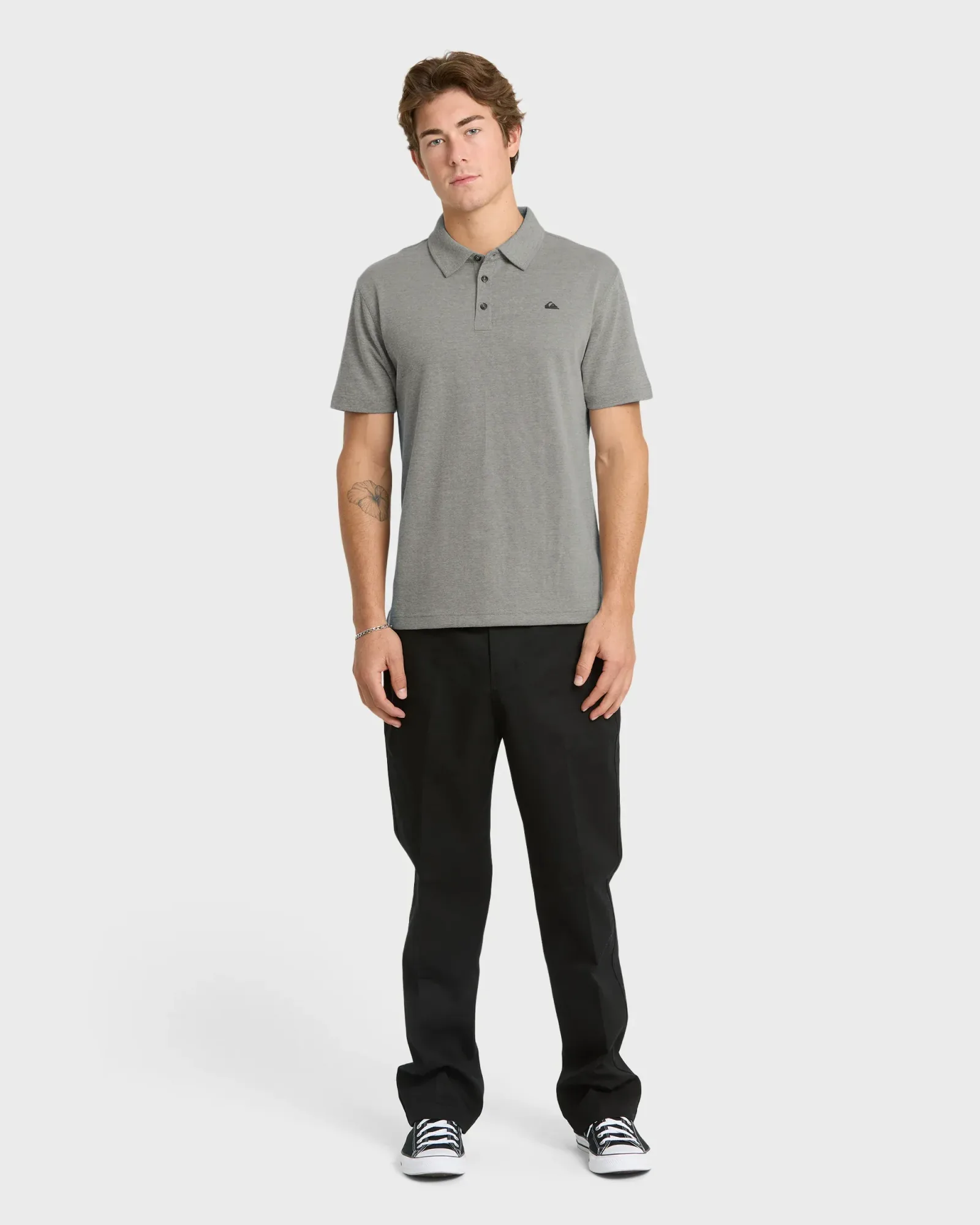 Bayshore Short Sleeve Knit Polo Shirt – Iron Gate