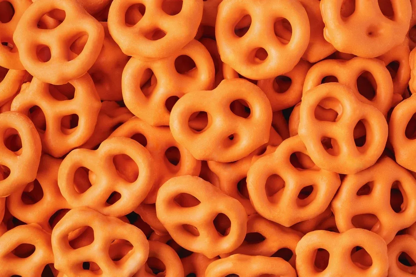 Pumpkin Spice Yogurt Flavored Pretzels
