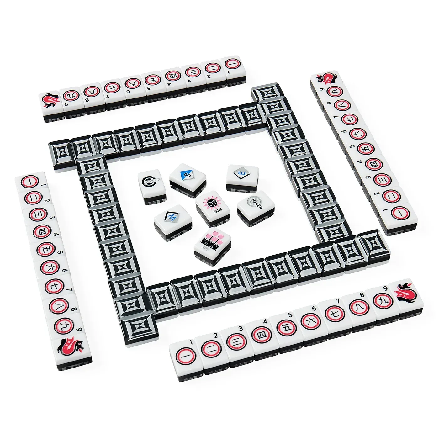 Op Art Mahjong Set