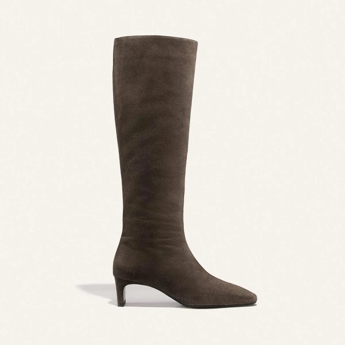 The Brera Knee-High Boot – English Brown Suede