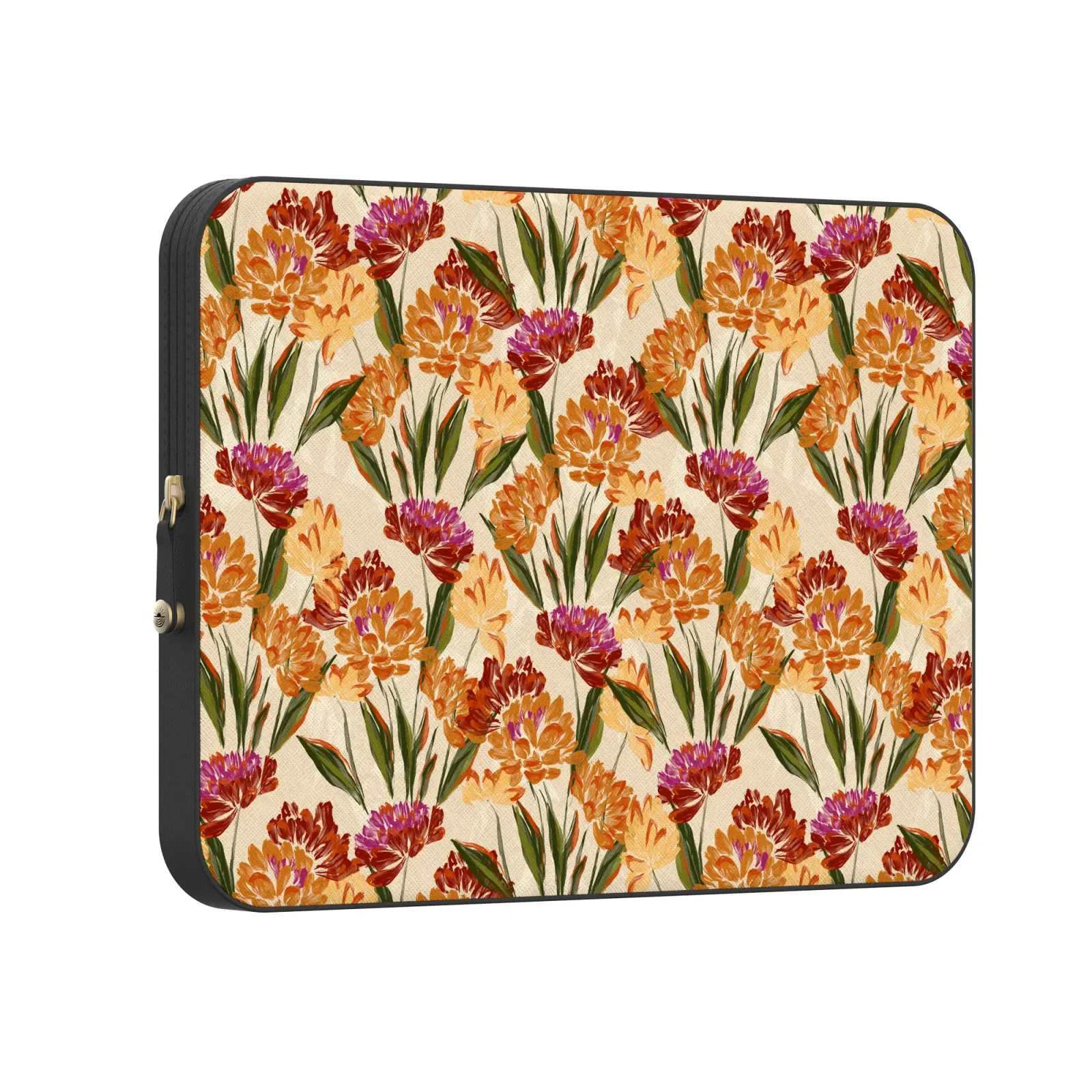 Cottage Blooms – Orange Hydrangeas Laptop Case
