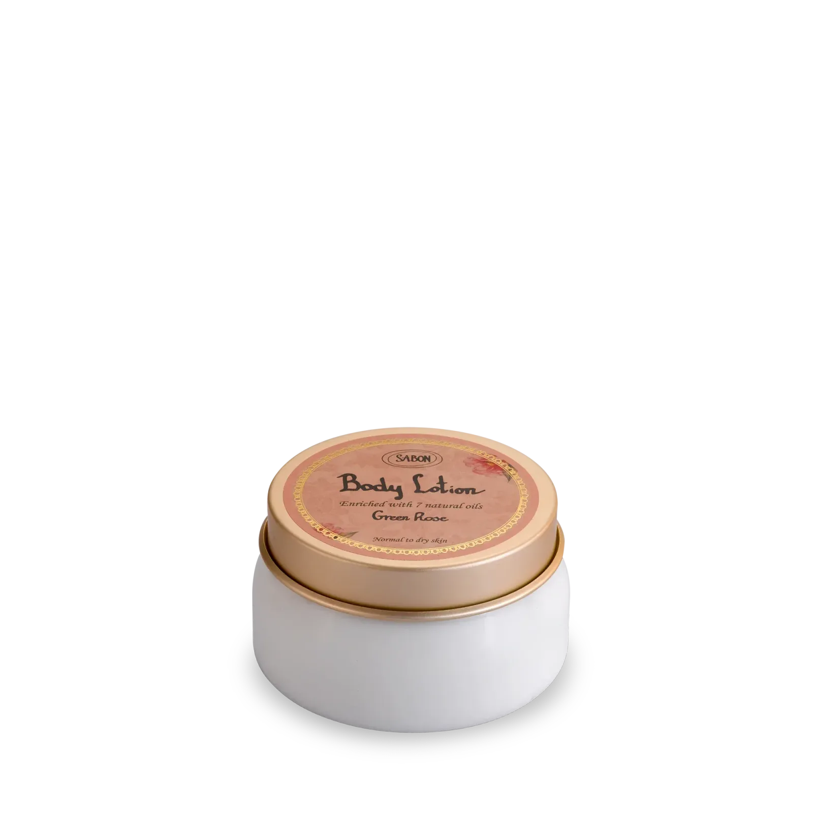 Body Lotion Jar Green Rose 140ml