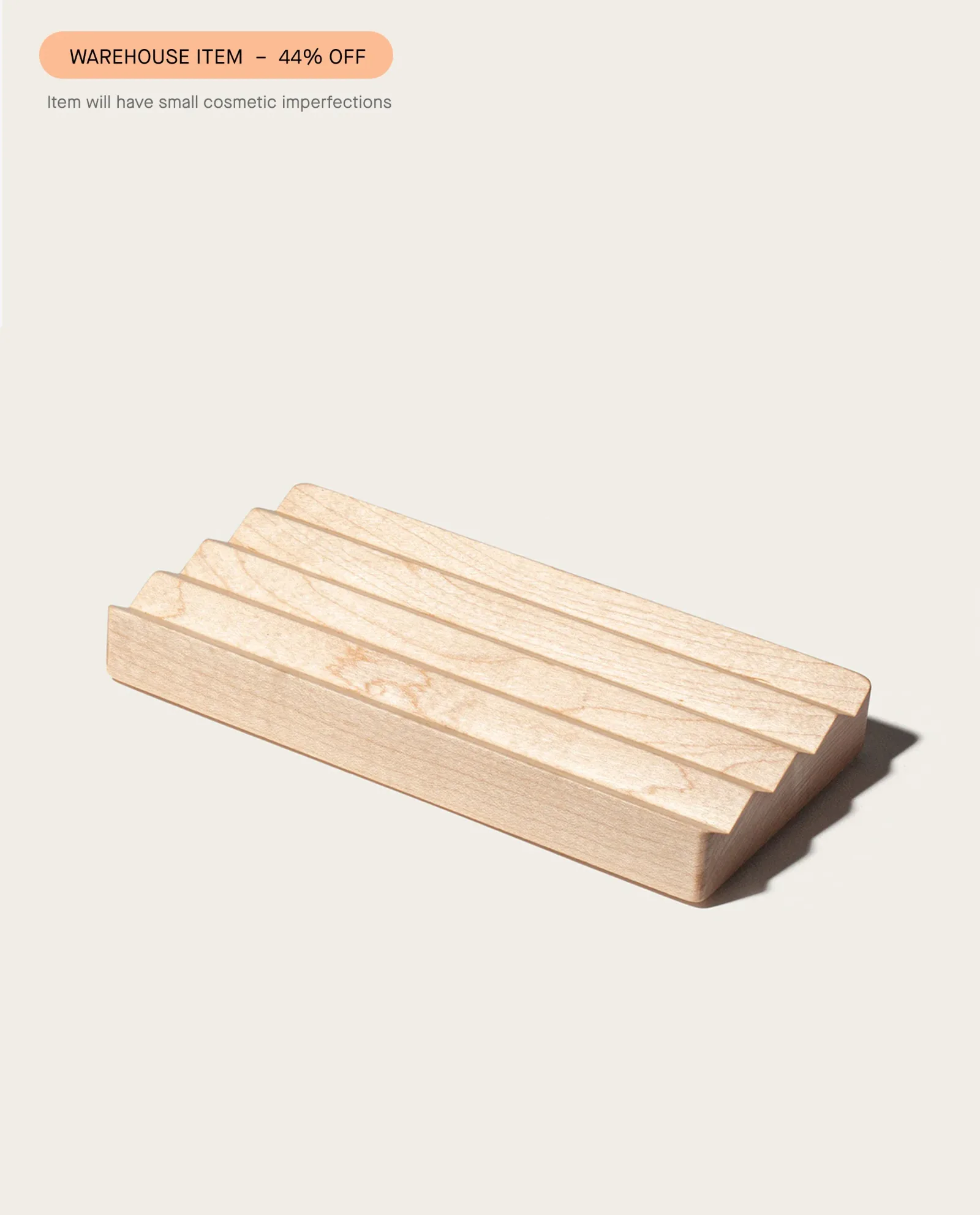 Warehouse Item – Gather Wood Zigzag Tray (2x1 – Maple)