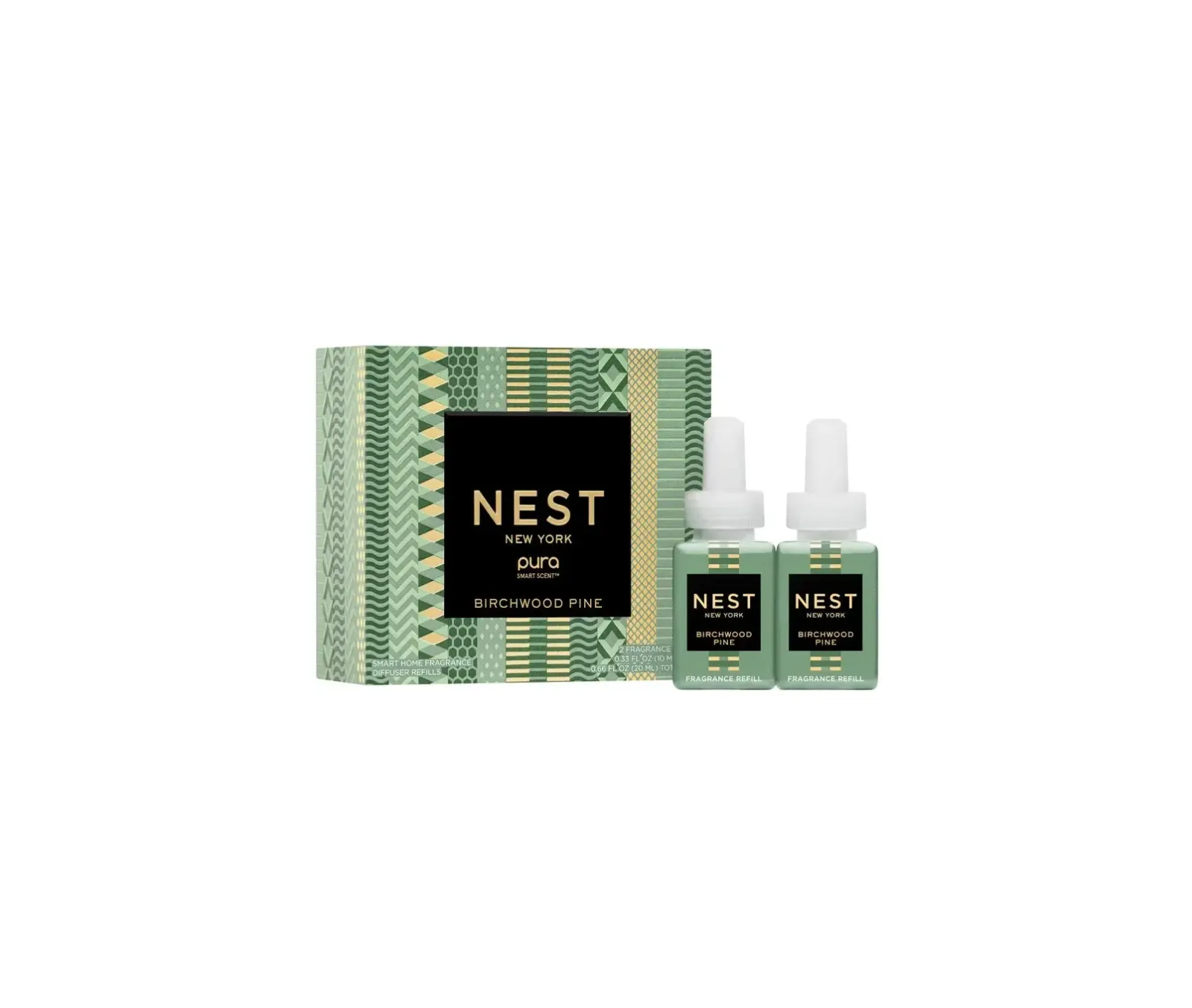 Birchwood Pine Refill Duo for NEST x Pura Smart Home Fragrance Diffuser – Smart Vials