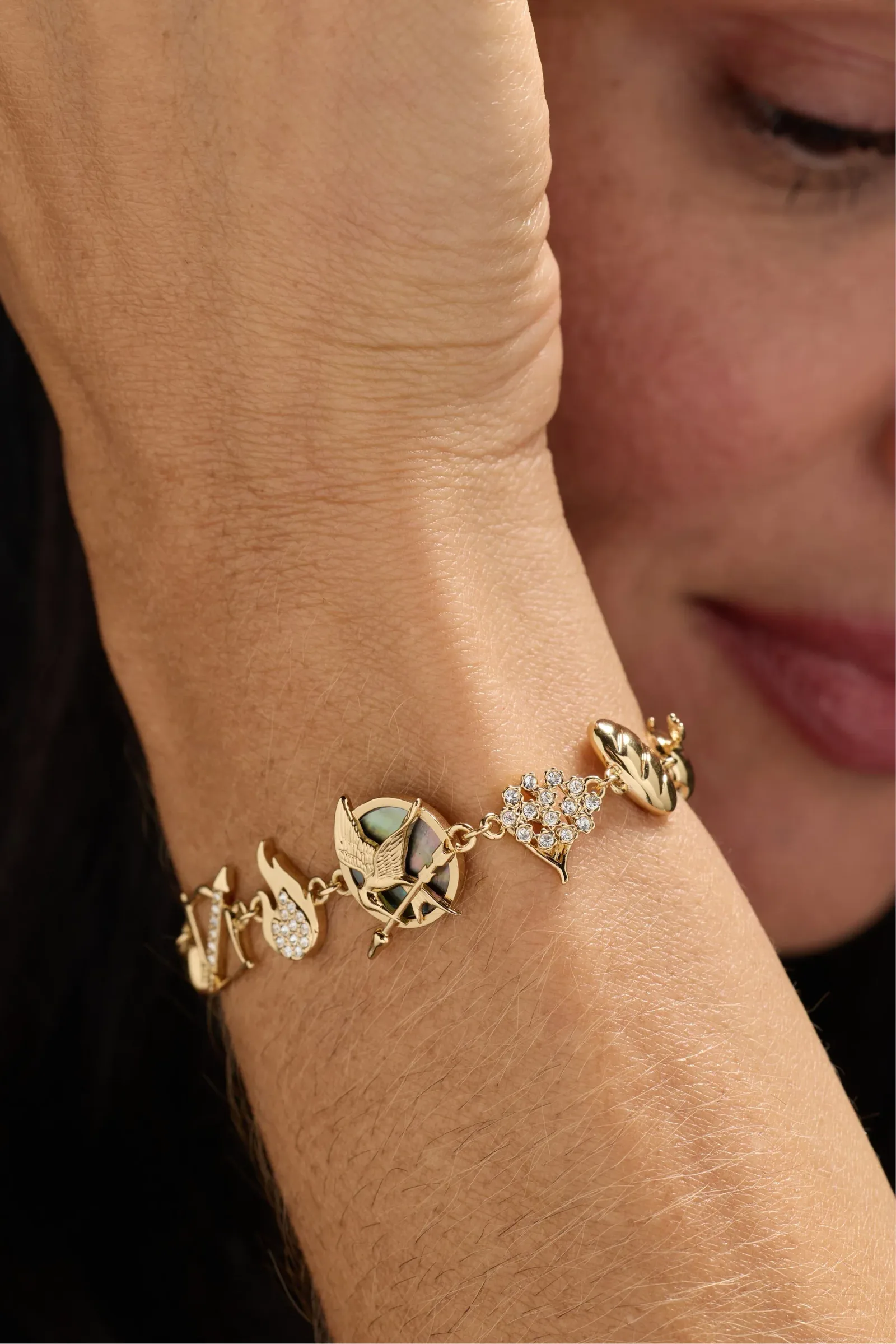 The World of The Hunger Games Bolo Inline Charm Bracelet