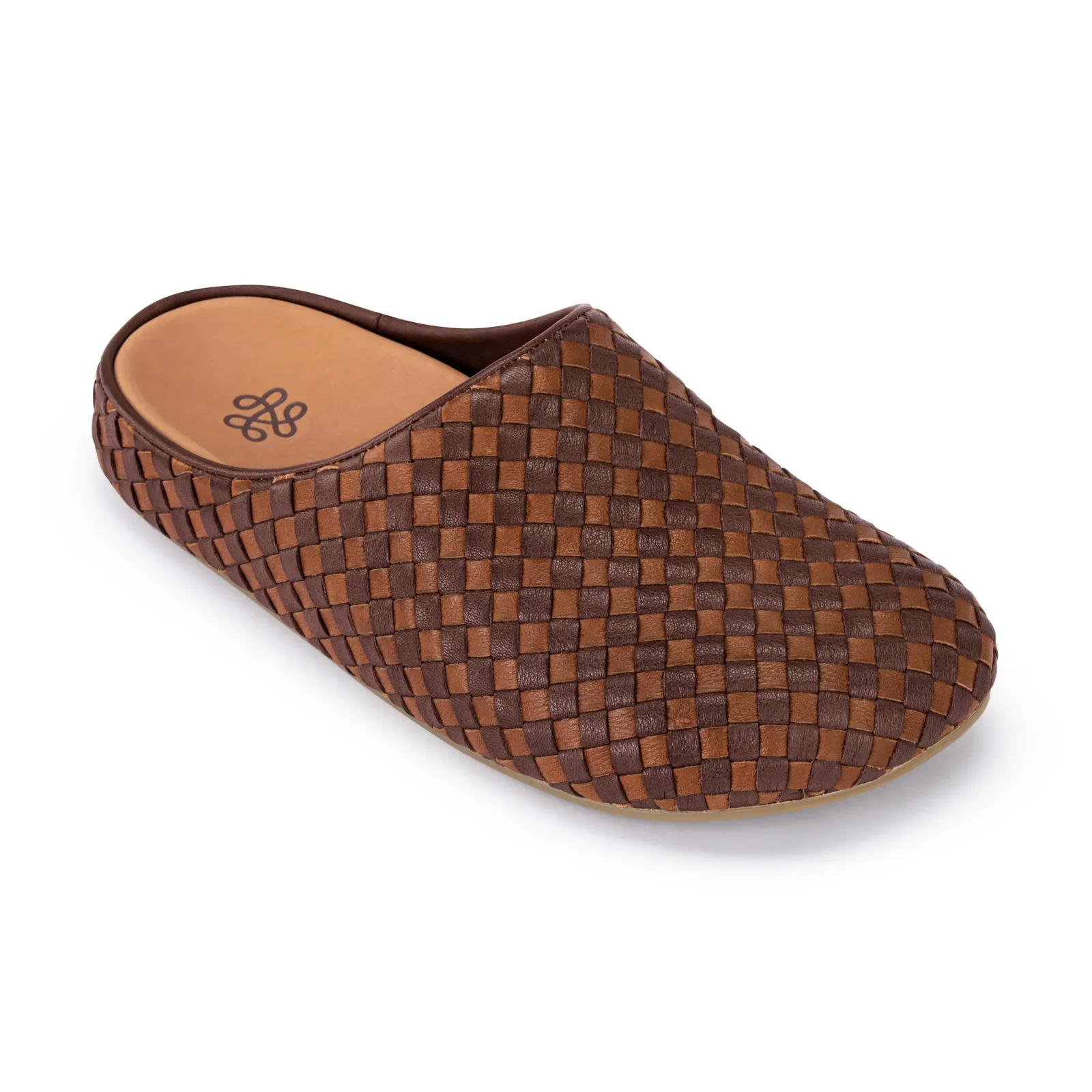 Bolinas Woven Clog – Leather – Mahogany Cognac Woven