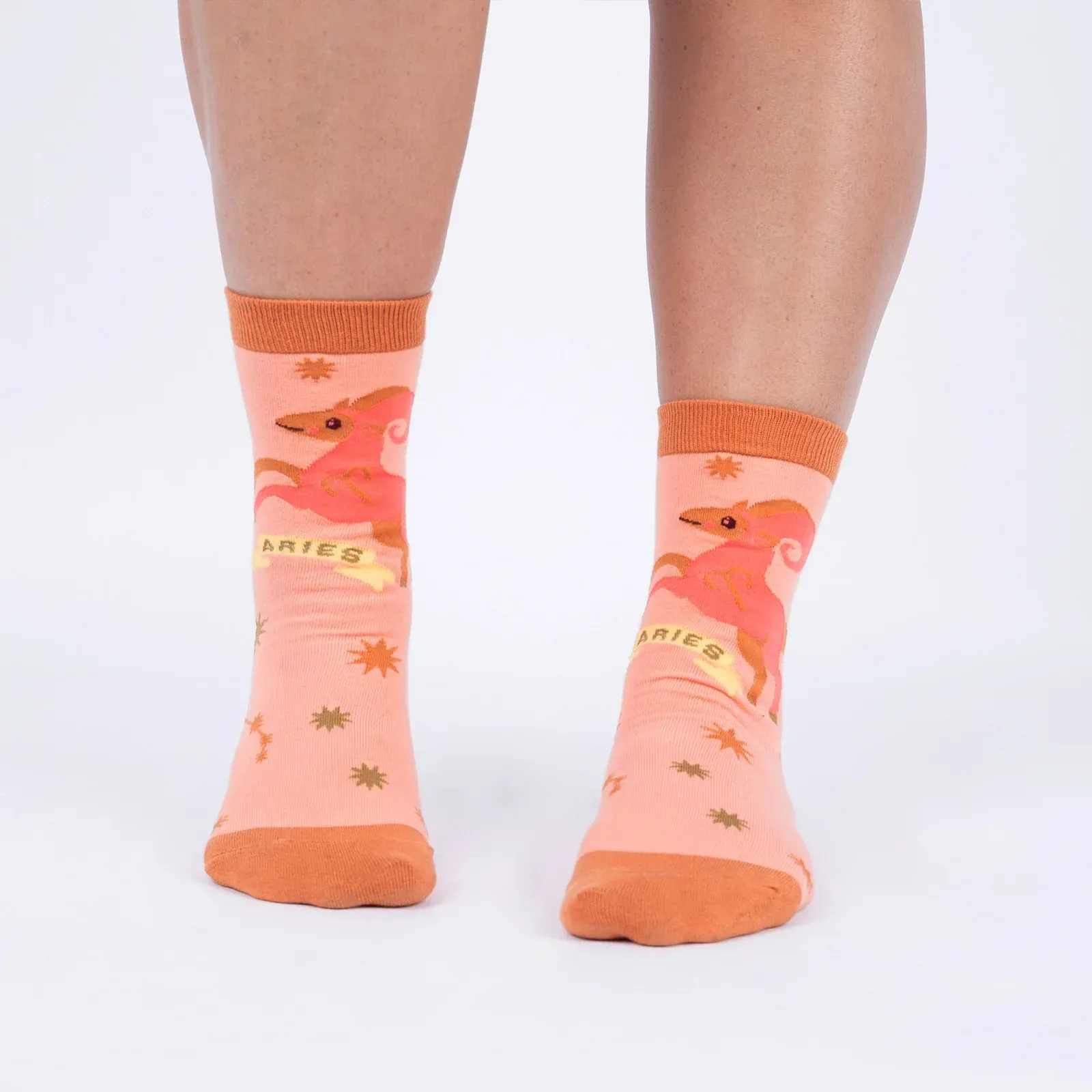 Aries Greeting Card with Socks